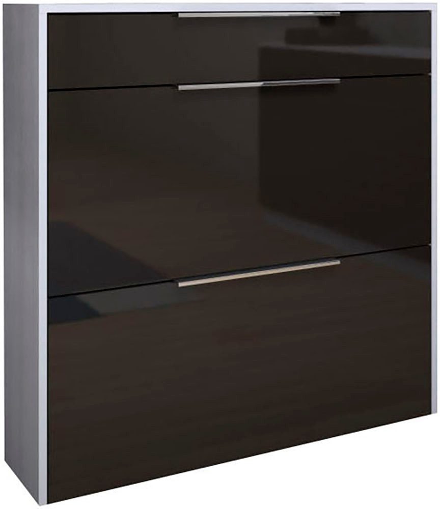 borchardt Möbel Schuhschrank "Oliva" Wandmontage, stehende Montage & Glasböden unter Mehr aus der Serie