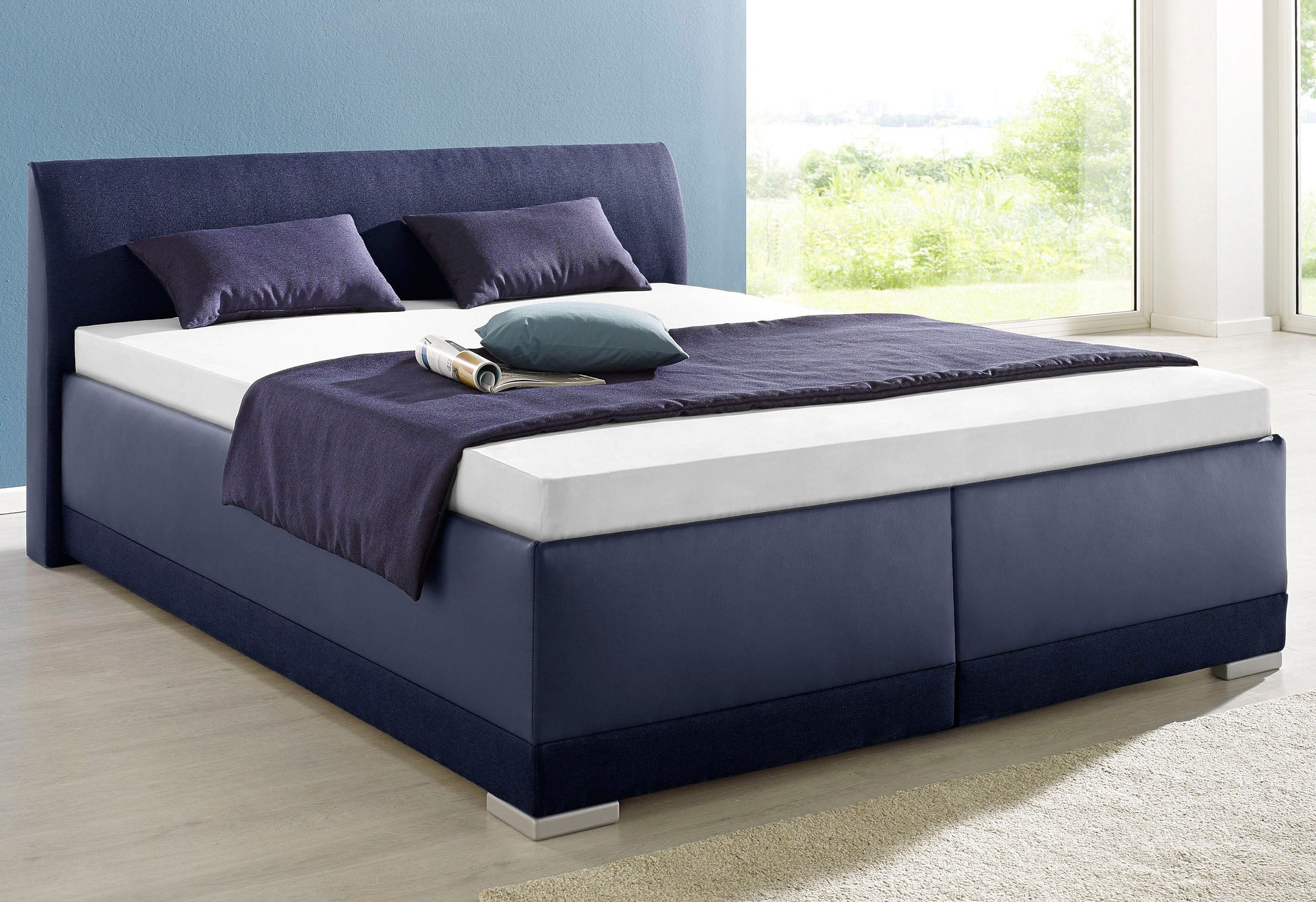 Thumbnail - Maintal Polsterbett "Makana inkl. Bettkasten in verschiedenen Breiten" wahlweise mit Bonnell- oder TTFK-Matratze in H2, ...