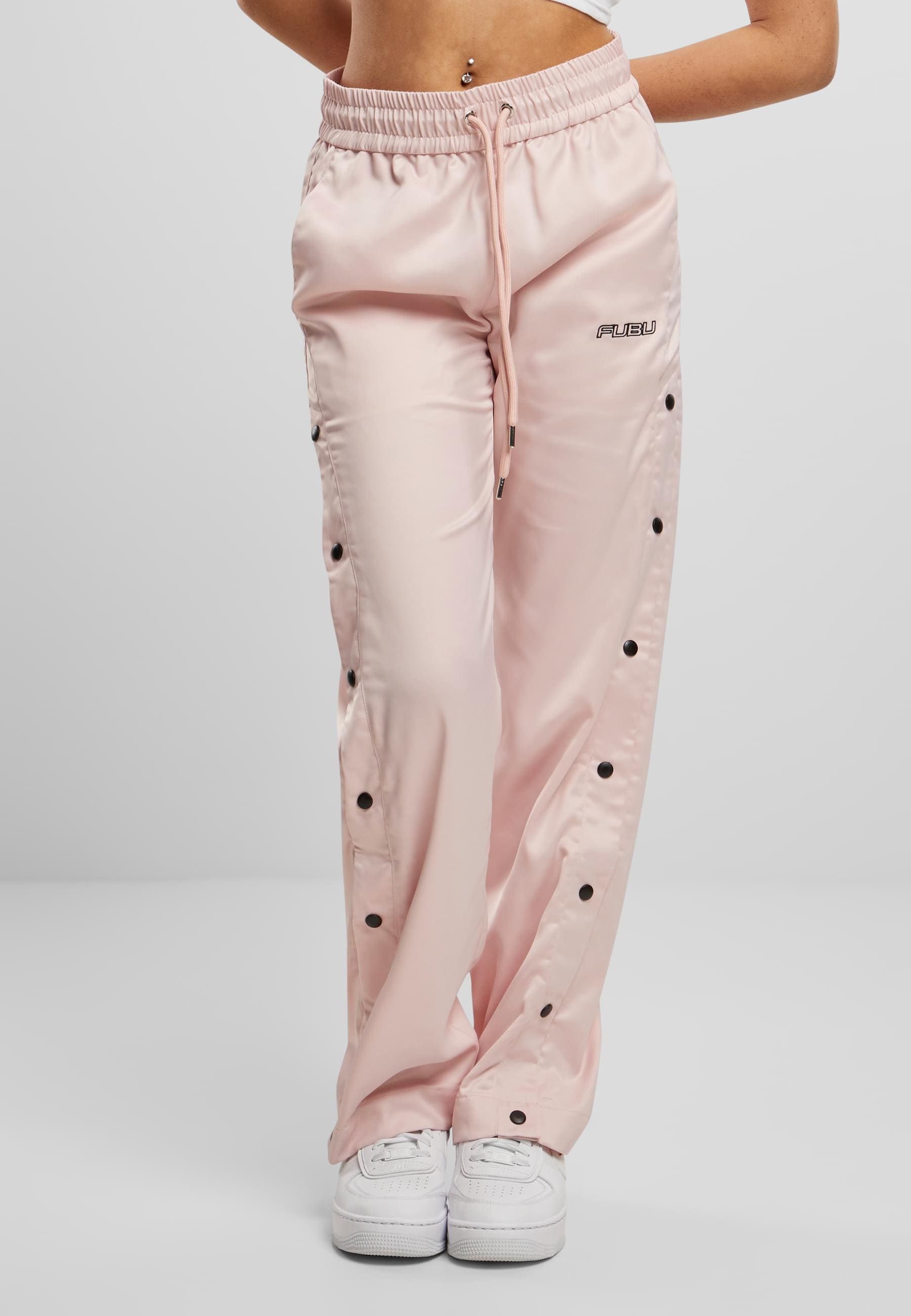 Fubu Stoffhose »Fubu Damen FW222-012-1 FUBU Corporate Satin Track Pants«