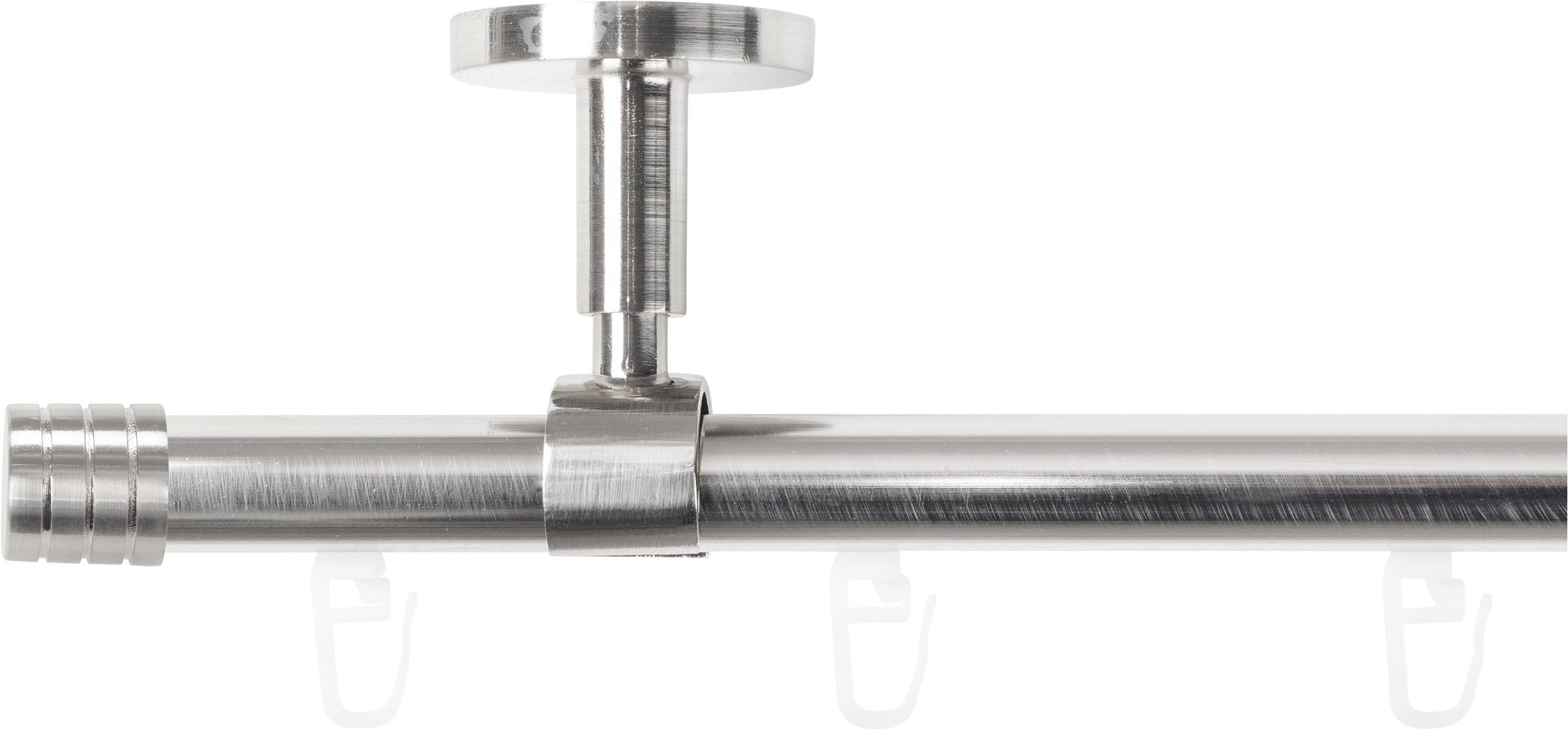 SN DECO GROUP Gardinenstange "Gardinenstange Innenlauf Lille Ø 19 mm, 1-läufig, Fixmaß, verschraubt" Ø 19 mm Fixmaß;kürzbar