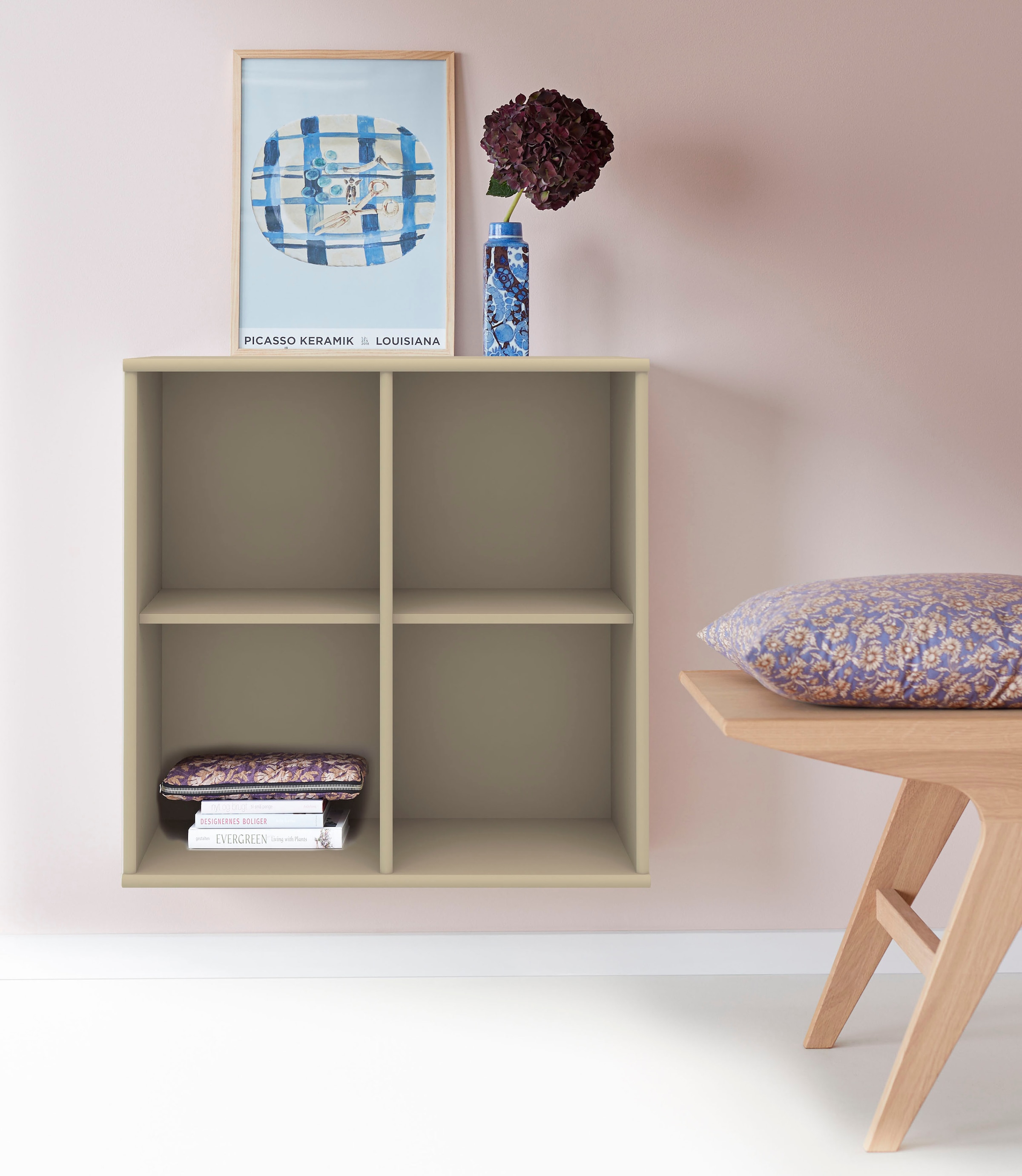 Hammel Furniture Regal »Mistral«, cm 70 Wandmontage/ Breite: stehend 2 Einlegeböden, feste montierbar, | BAUR