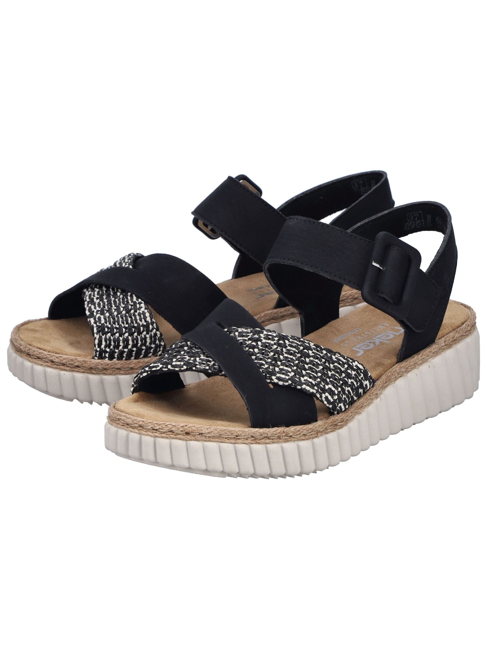 Rieker Keilsandalette »Rieker Sandalen Textil«