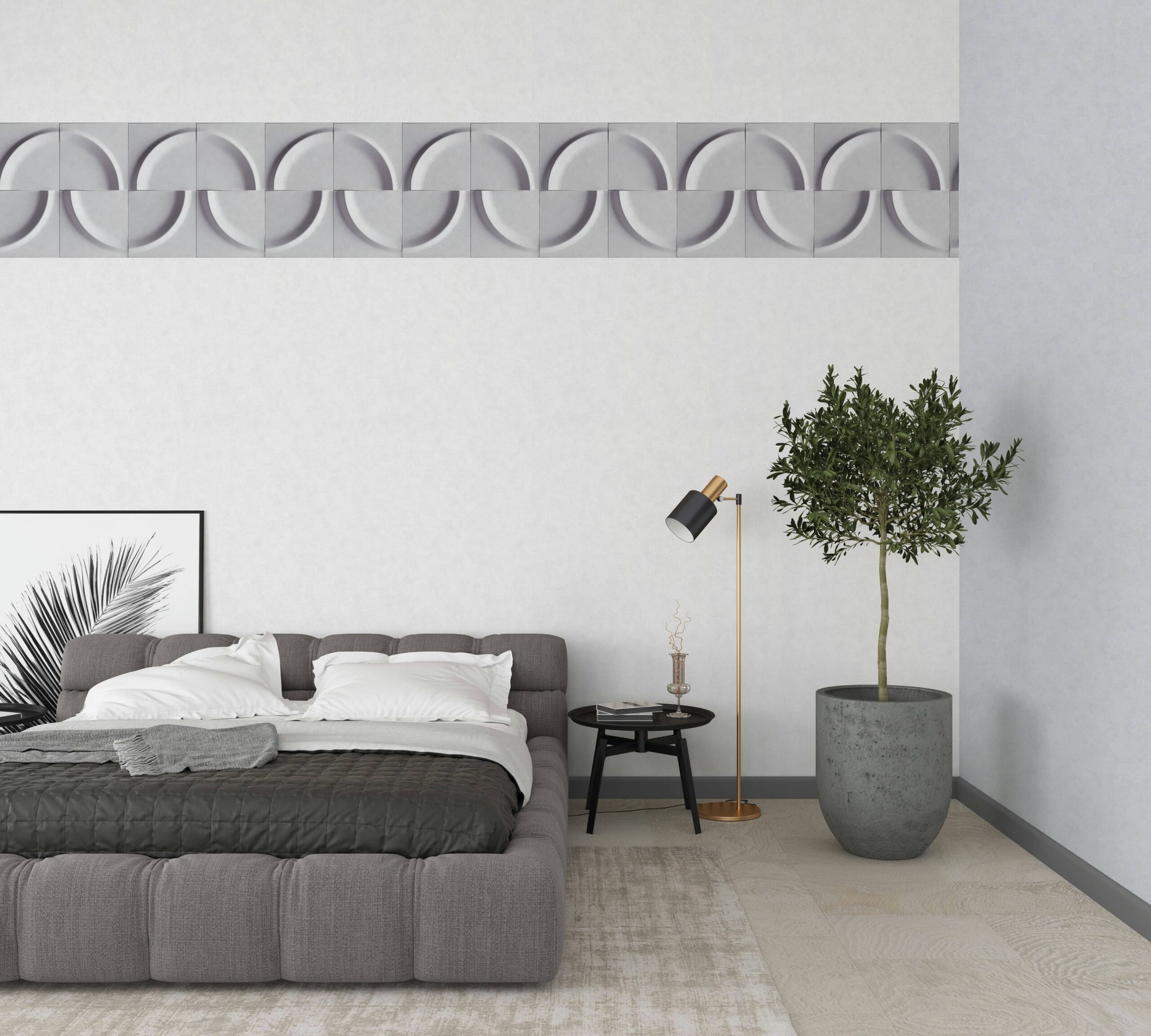 Marburg Vliestapete "Fantasy Feathers" 3D-Optik moderne Tapete für Wohnzimmer Schlafzimmer Küche