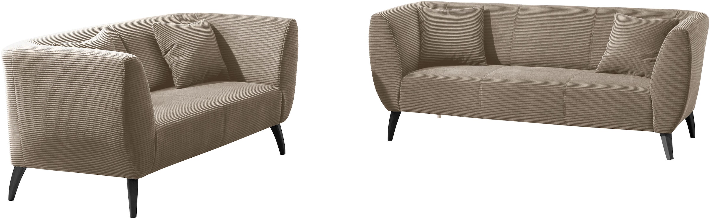 INOSIGN Polstergarnitur "Colori" Set, 3-Sitzer und 2-Sitzer, 2 Stk. tlg. au günstig online kaufen