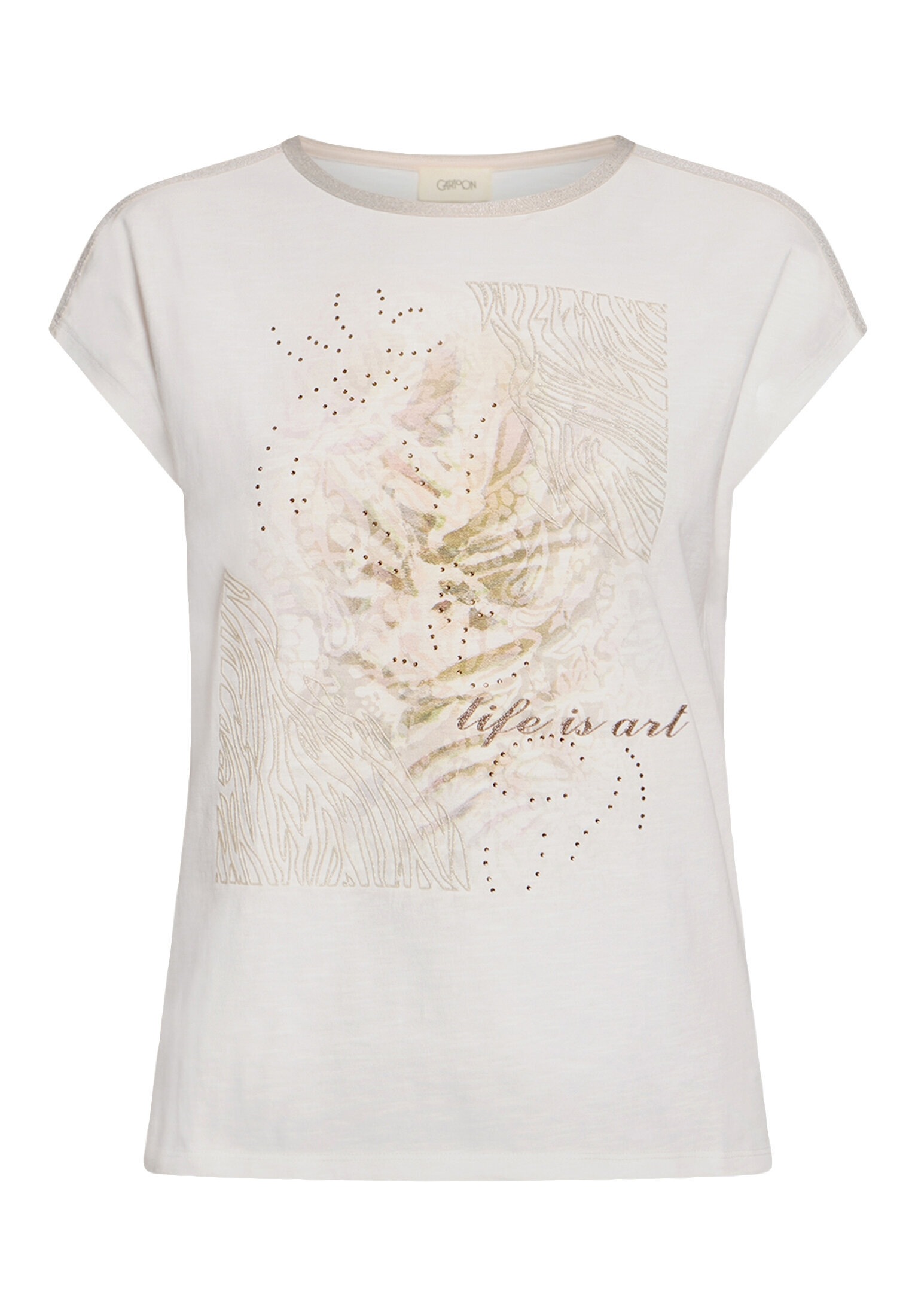 Cartoon Kurzarmshirt »Damen mit Placement« 1