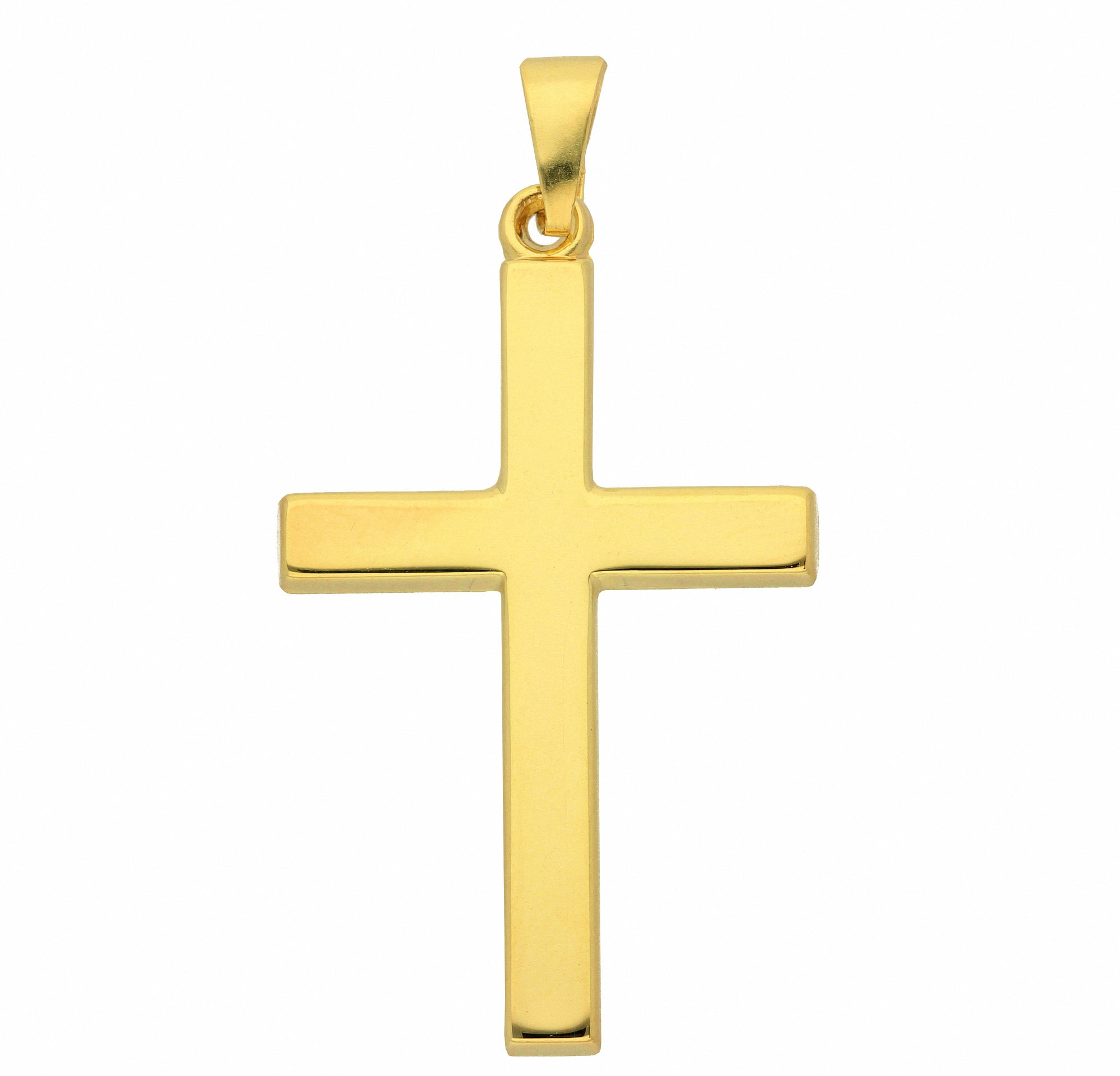 Luigi Merano Kette mit Anhänger »Kreuz mit Brillanten, Gold 585« bestellen  | BAUR