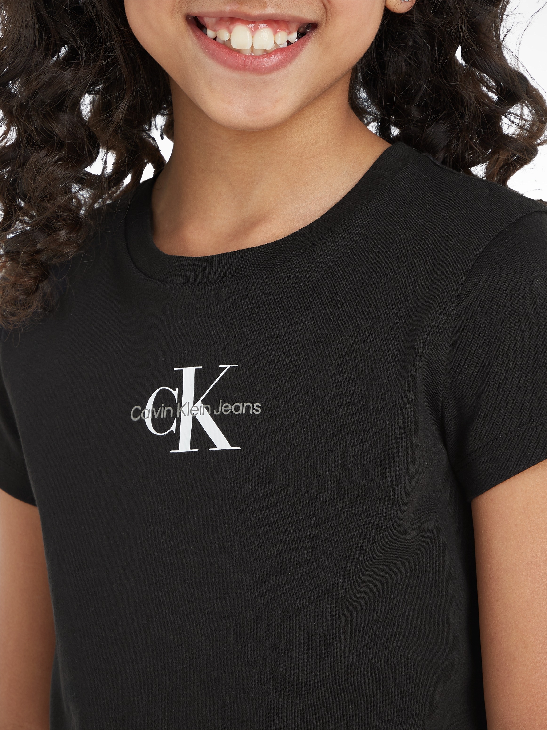 Calvin Klein Jeans T-Shirt »MICRO MONOGRAM TOP«, für Kinder bis 16 Jahre