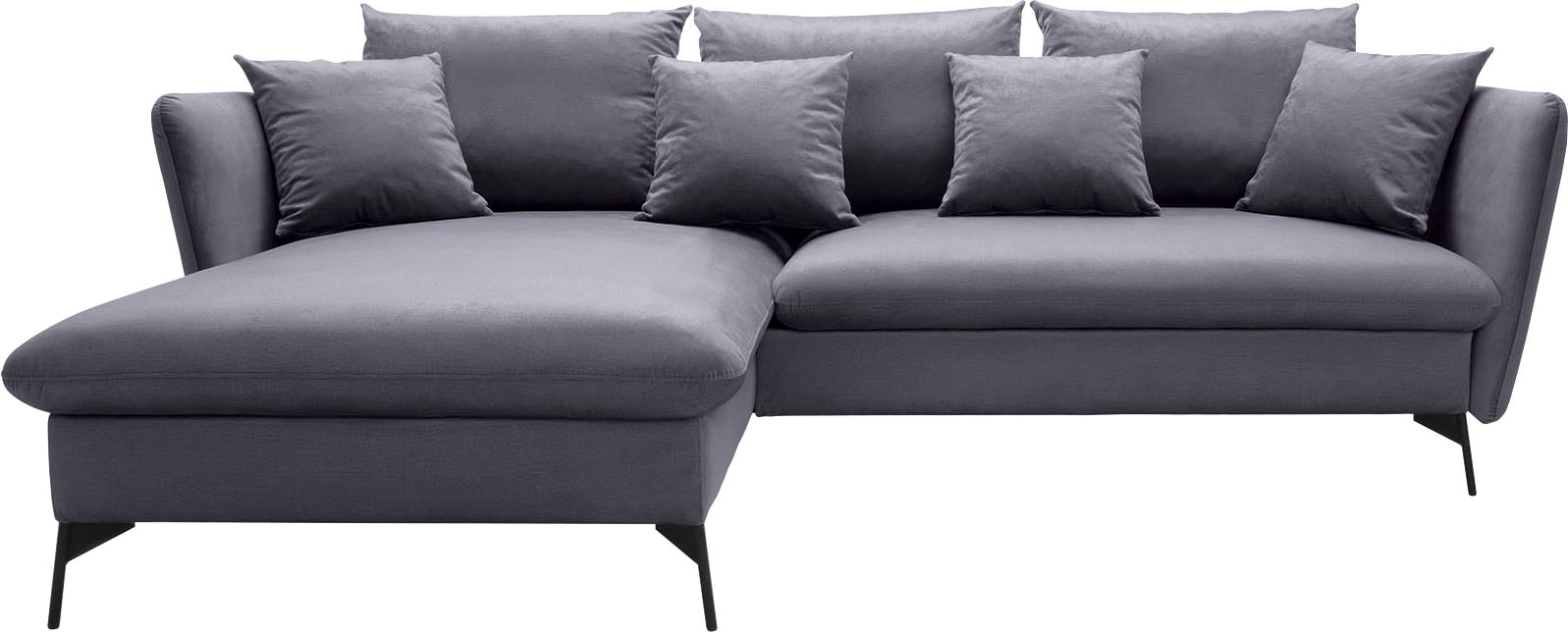 OTTO home Ecksofa "LIVORNO,258 cm, L-Form," Schlaffunktion u. Bettkasten (1 günstig online kaufen