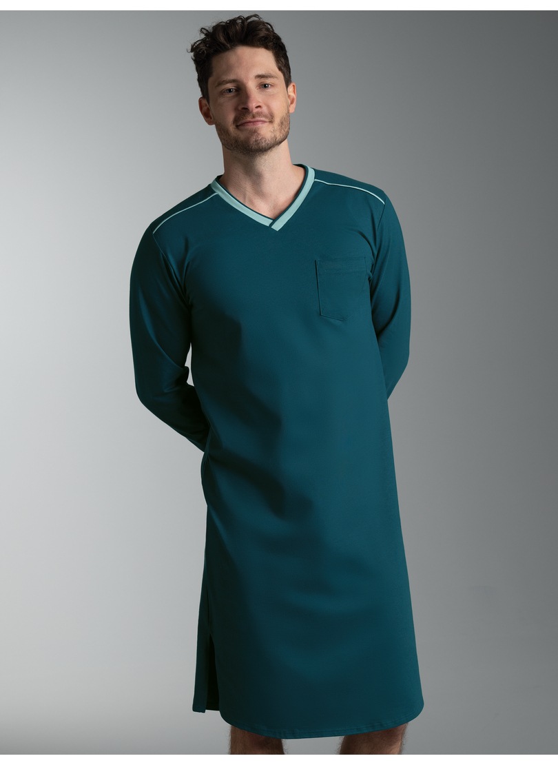 Trigema Pyjama »TRIGEMA Nachthemd aus Biobaumwolle« 1
