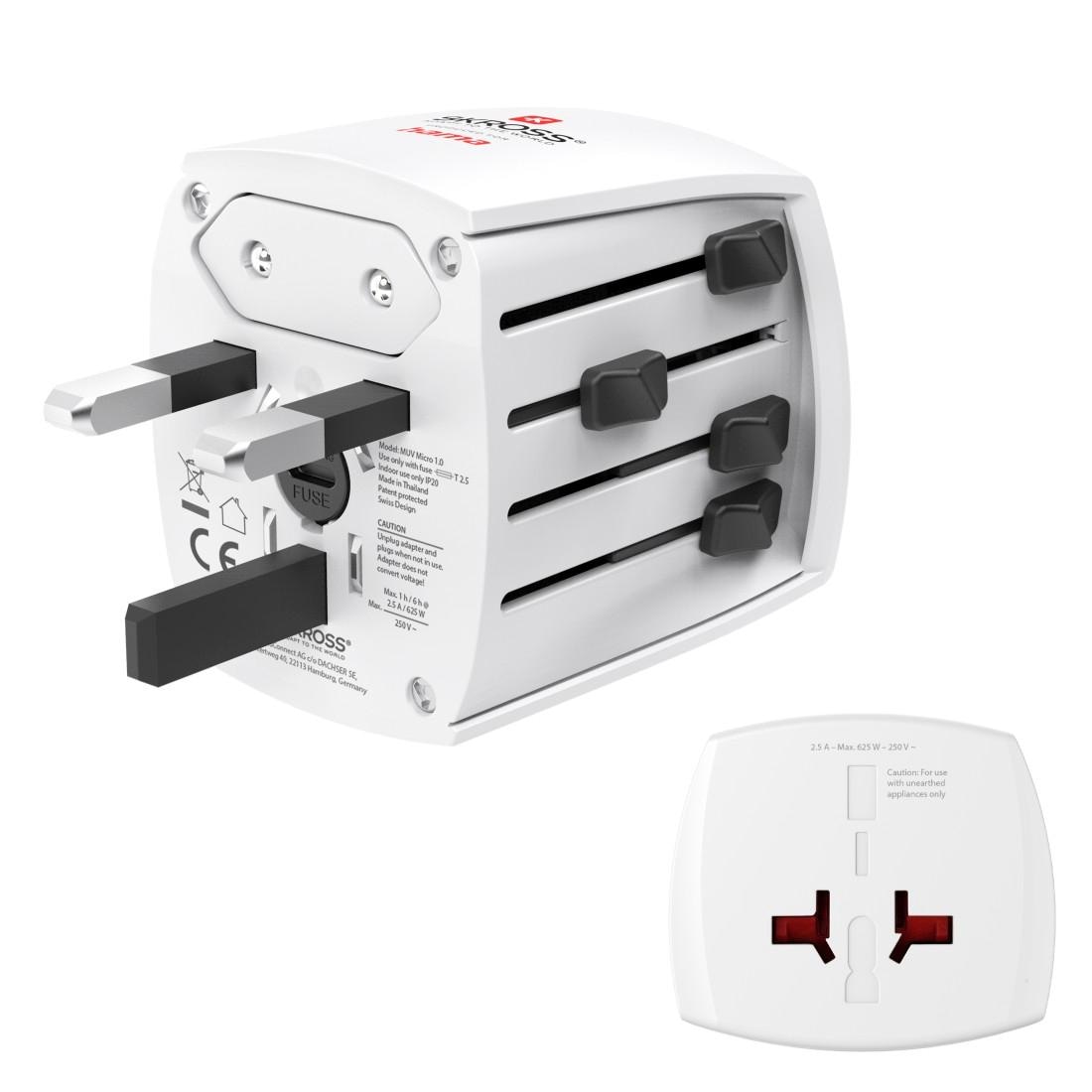 Hama Reiseadapter »Weltreiseadapter, 2-polig, weltweit einsetzbar«