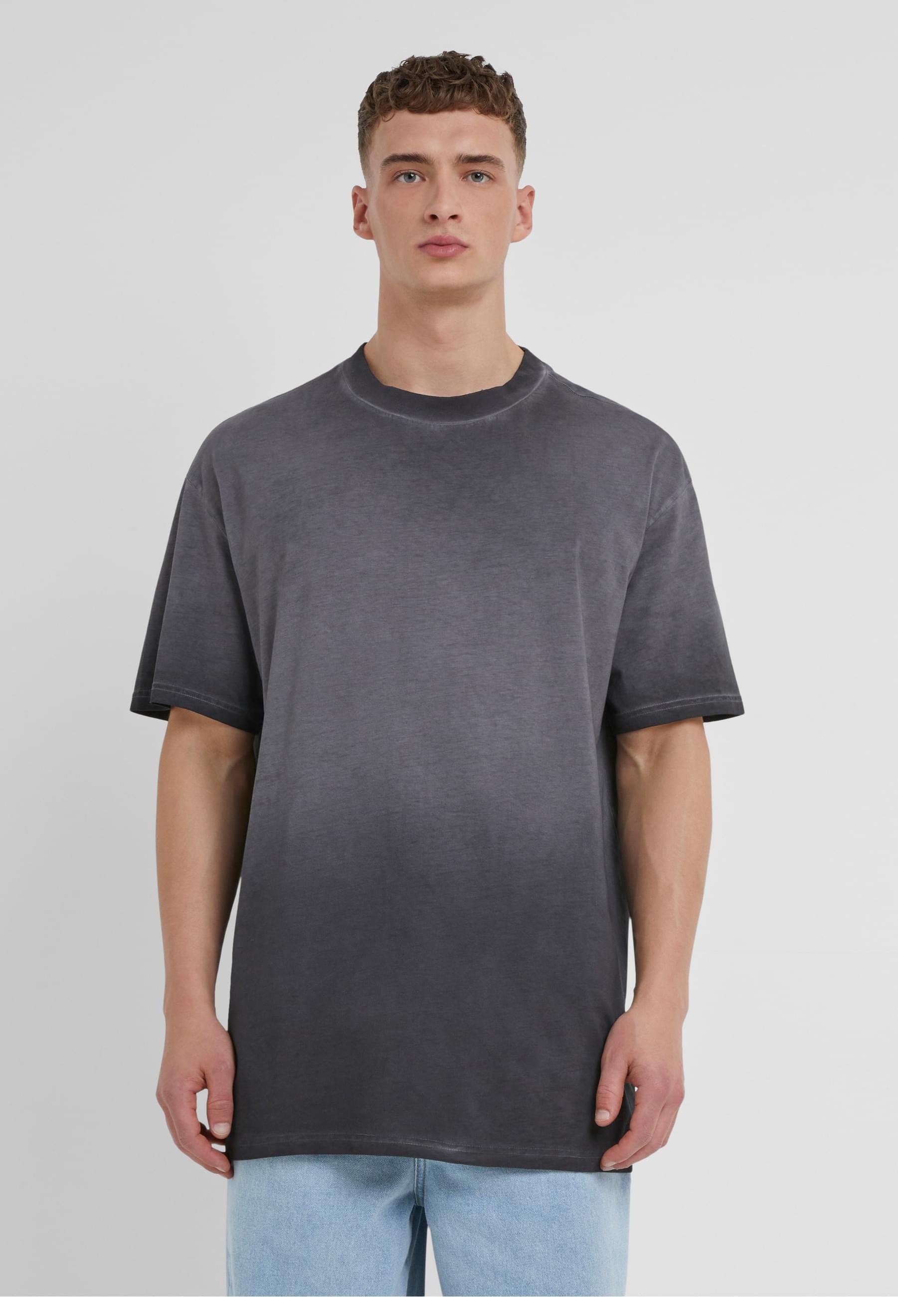 URBAN CLASSICS T-Shirt »Urban Classics Herren Oversized Sun Bleached Tee«, (1 tlg.)