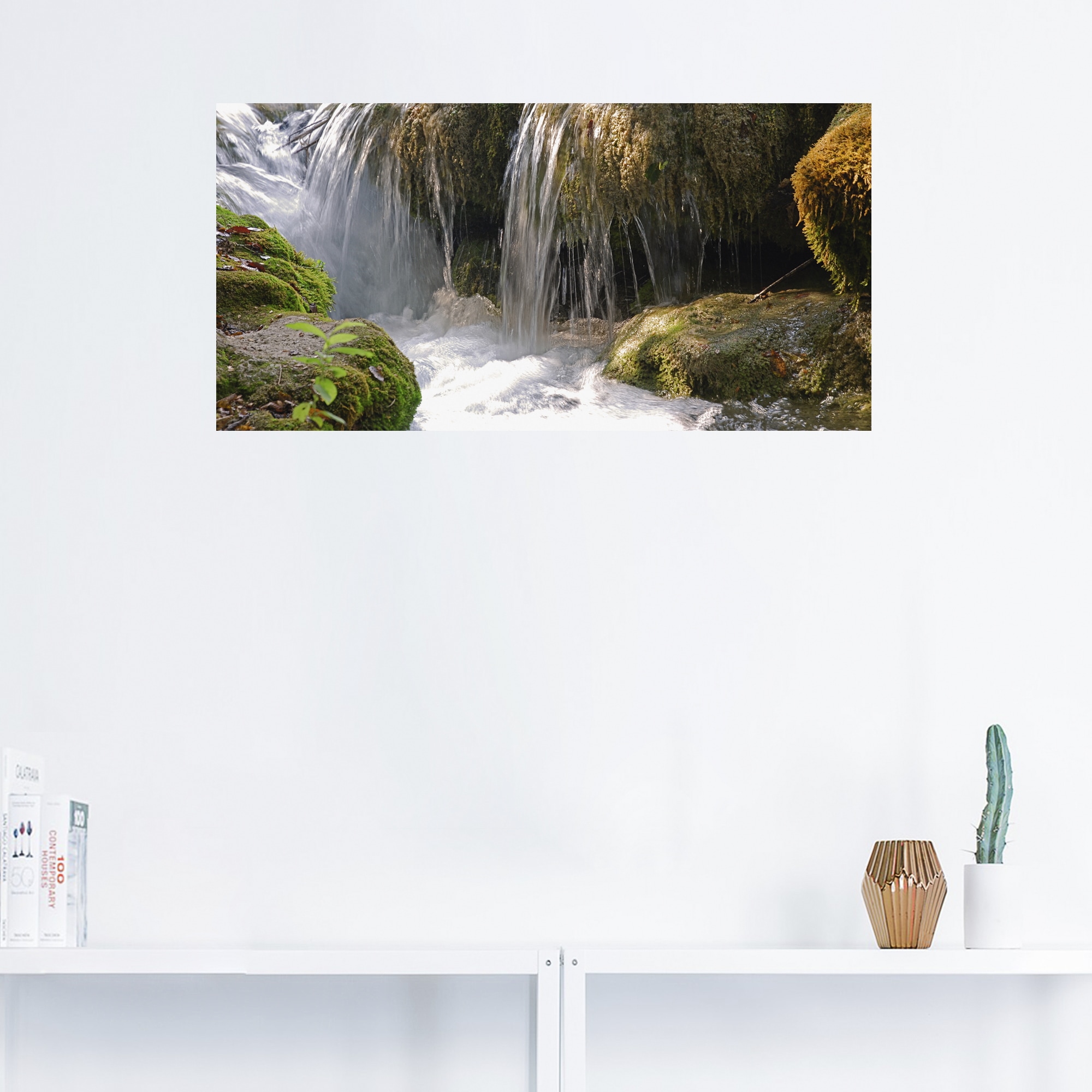 Artland Wandbild »Wasserfall«, Gewässer, (1 St.), als Leinwandbild, Poster, Wandaufkleber in verschied. Größen
