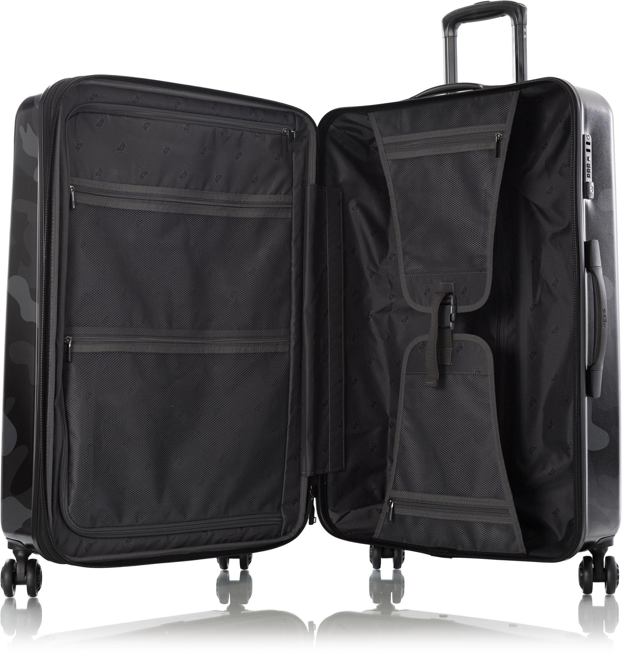 Thumbnail - Heys Hartschalen-Trolley "Black Camo, 76 cm" 110 l 4 Rollen Heys x Joachim Llambi Reisegepäck TSA Schloss Volumenerweite...