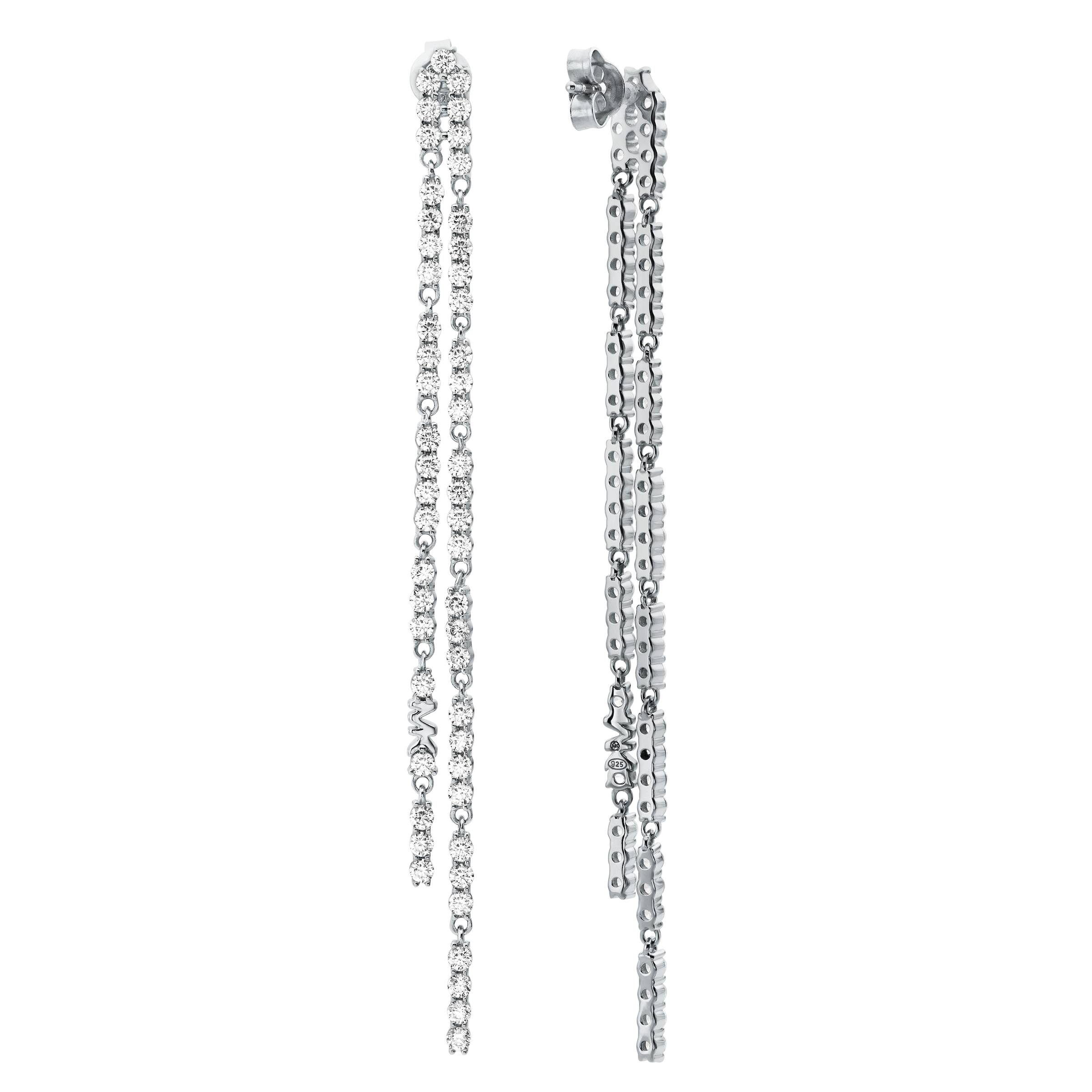 MICHAEL KORS Paar Ohrhänger »Schmuck Geschenk Silber 925 Ohrringe PREMIUM« mit Zirkonia (synth.)