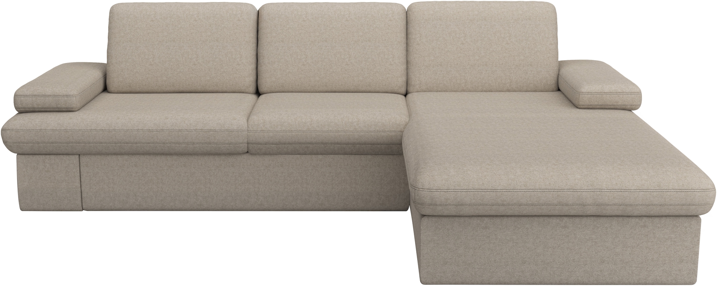 sit&more Ecksofa »Moreno«, mit Armteilverstellung,wahlweise mit Bettfunktion
