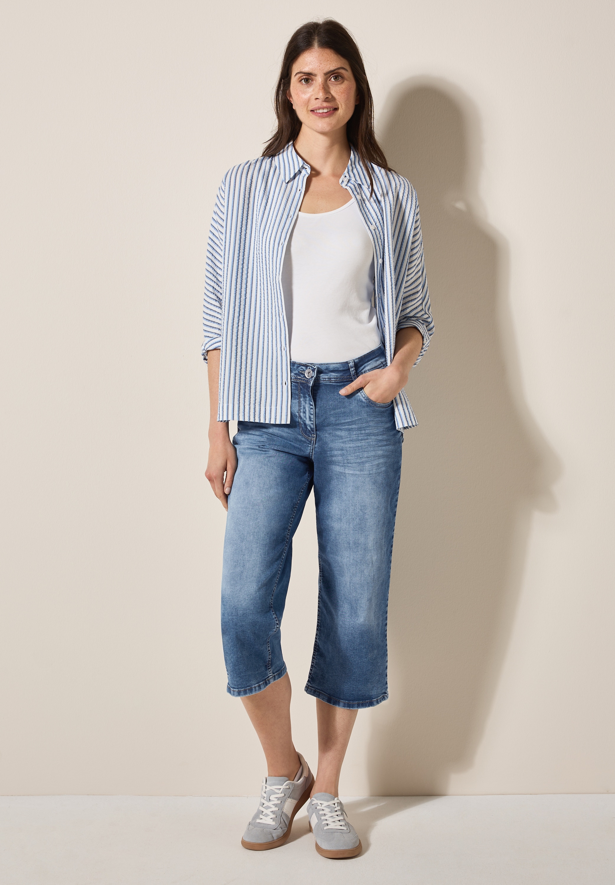 Cecil Loose-fit-Jeans, High Waist