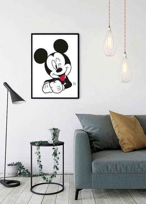 | Komar Funny«, Poster Kinderzimmer, Mouse »Mickey St.), Disney, (1 Schlafzimmer, BAUR Wohnzimmer
