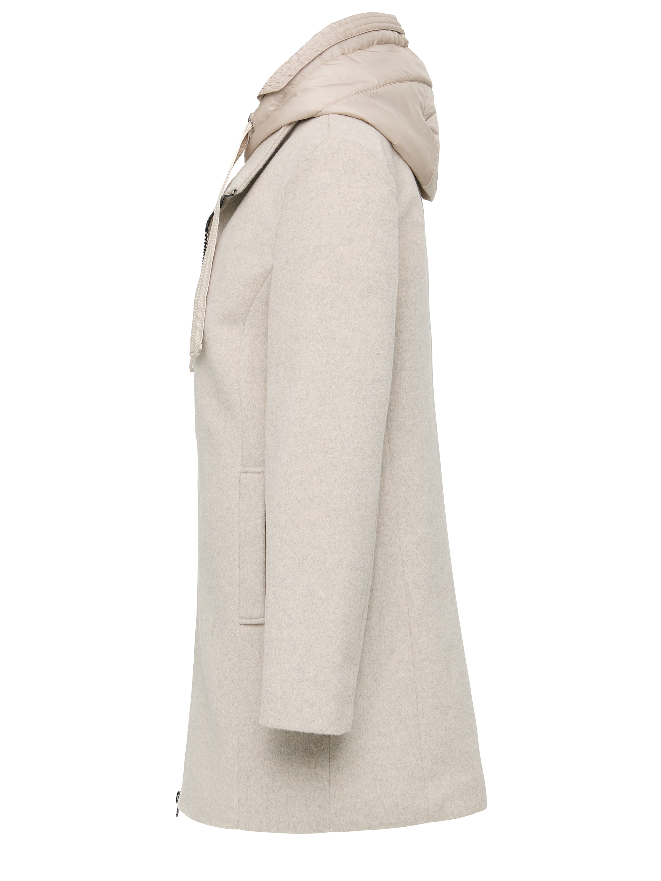 MANISA Wolljacke, mit Kapuze, mit herausnehmbarer Kapuze