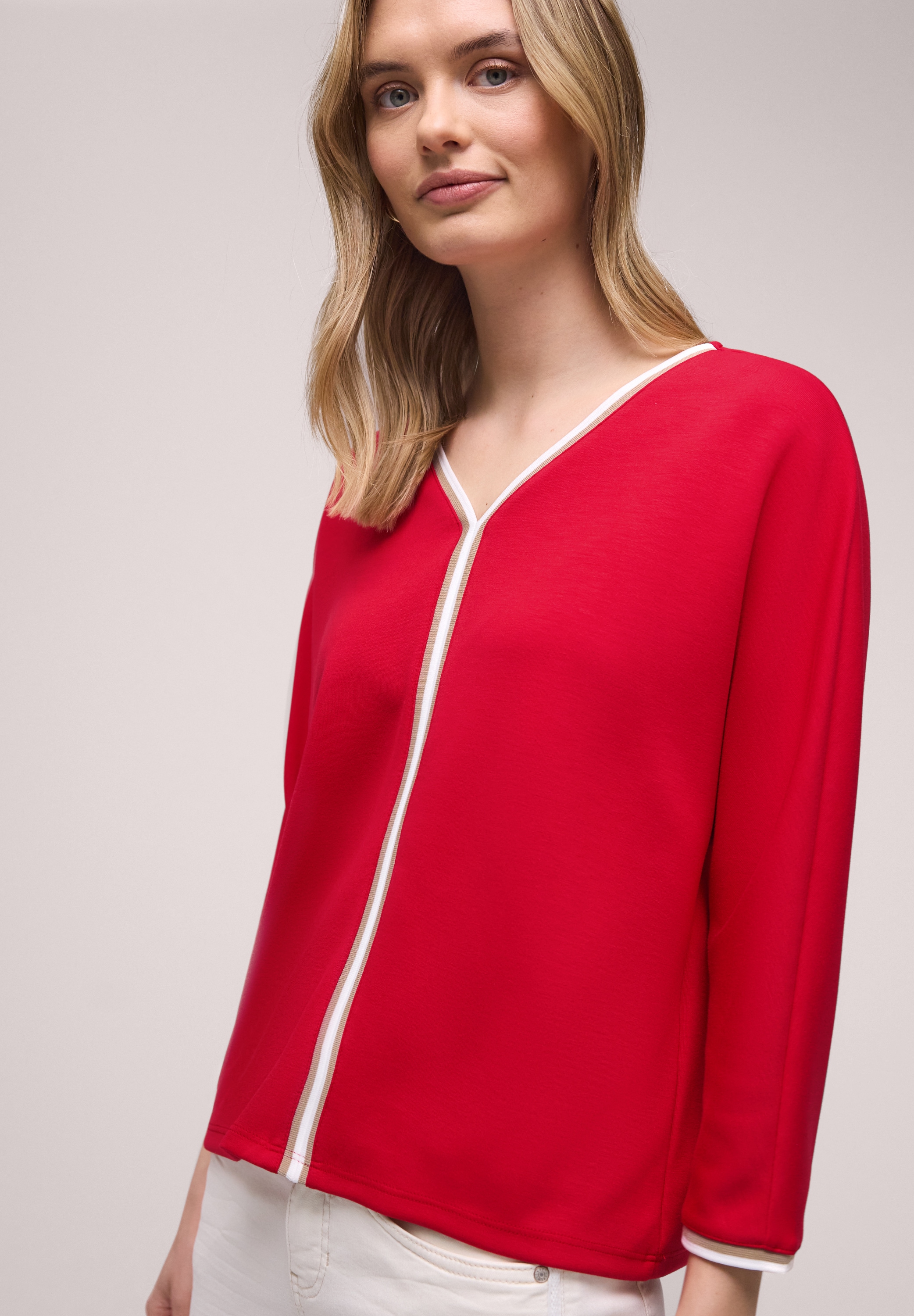 STREET ONE T-Shirt mit 3/4 Ärmeln günstig online kaufen