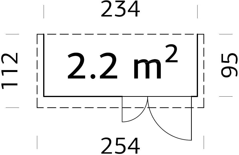 Palmako Gerätehaus »Leif«