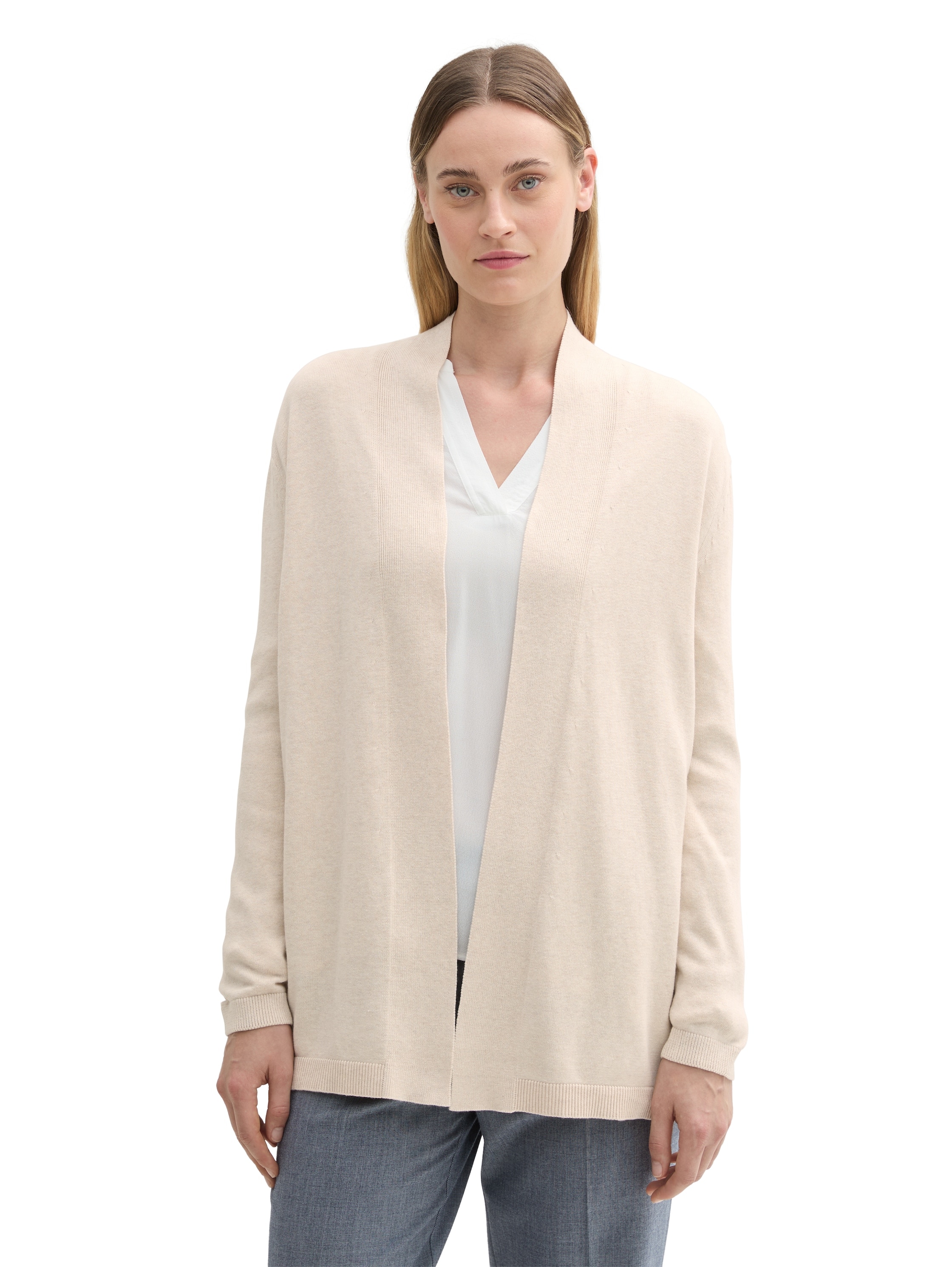 TOM TAILOR Cardigan, mit Schalkragen