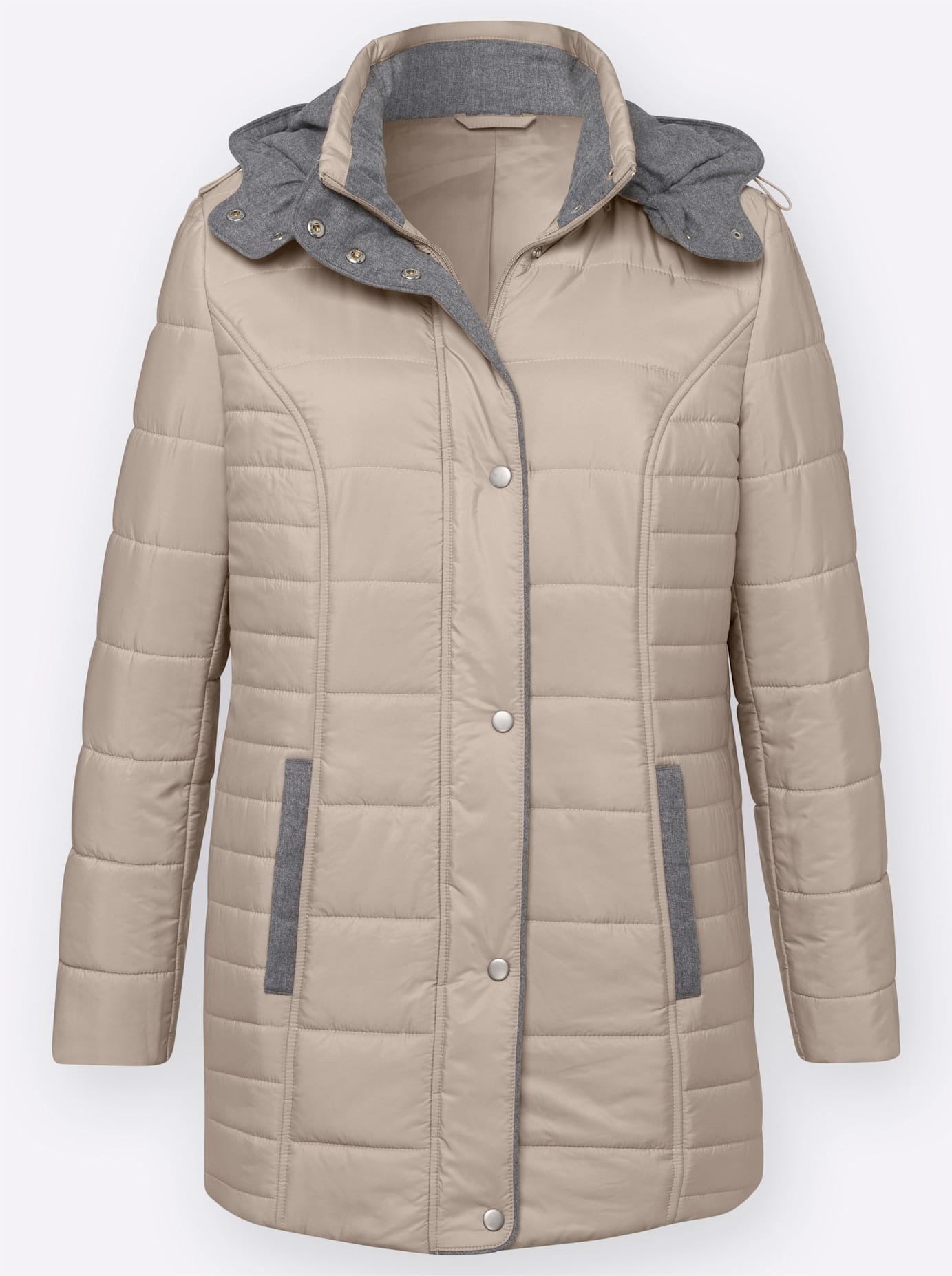 Thumbnail - Classic Basics Steppjacke, mit Kapuze