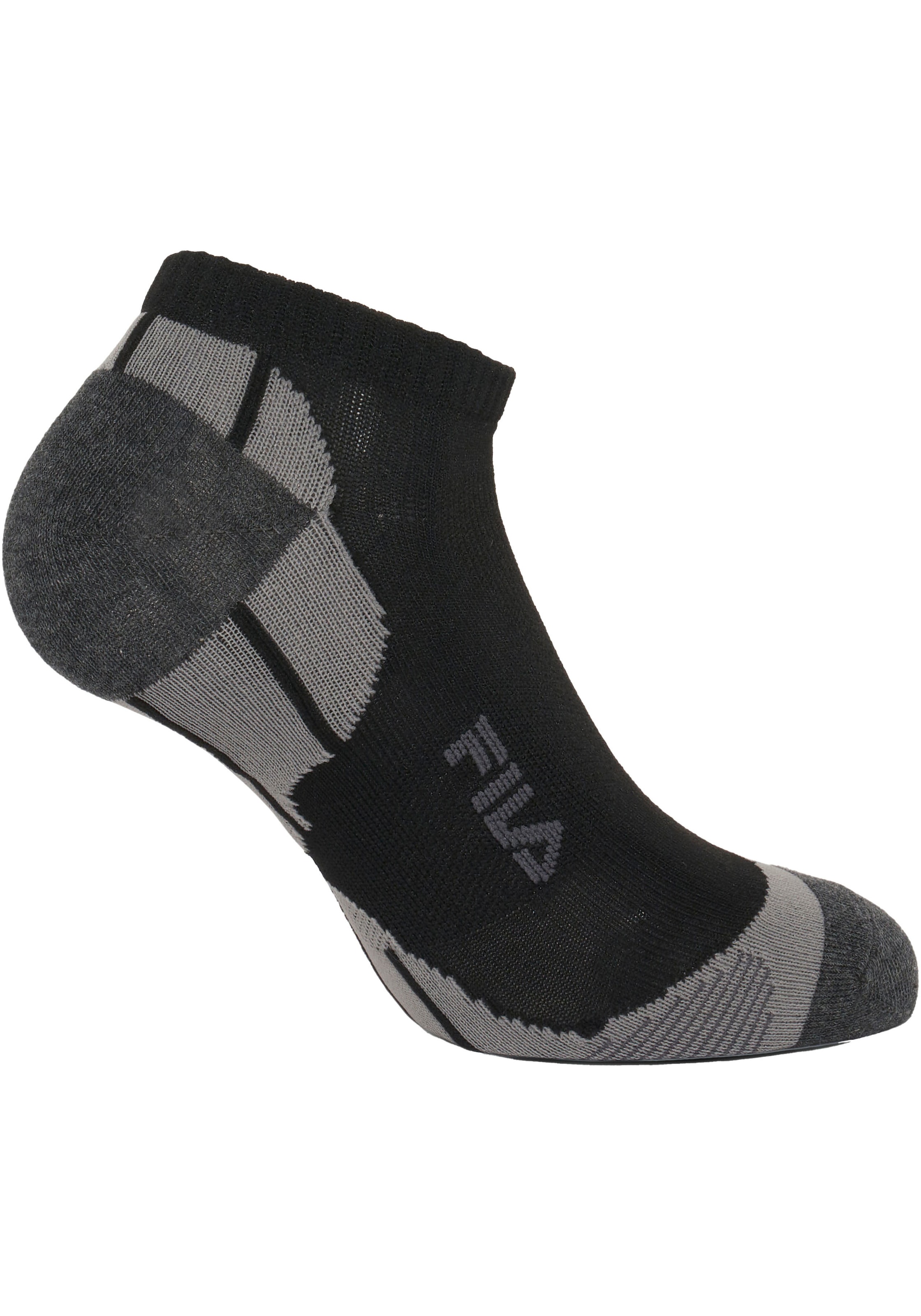 Fila Kurzsocken »UNISEX INVISIBLE MULTISPORT«, (6 Paar), mit Logo-Schriftzug