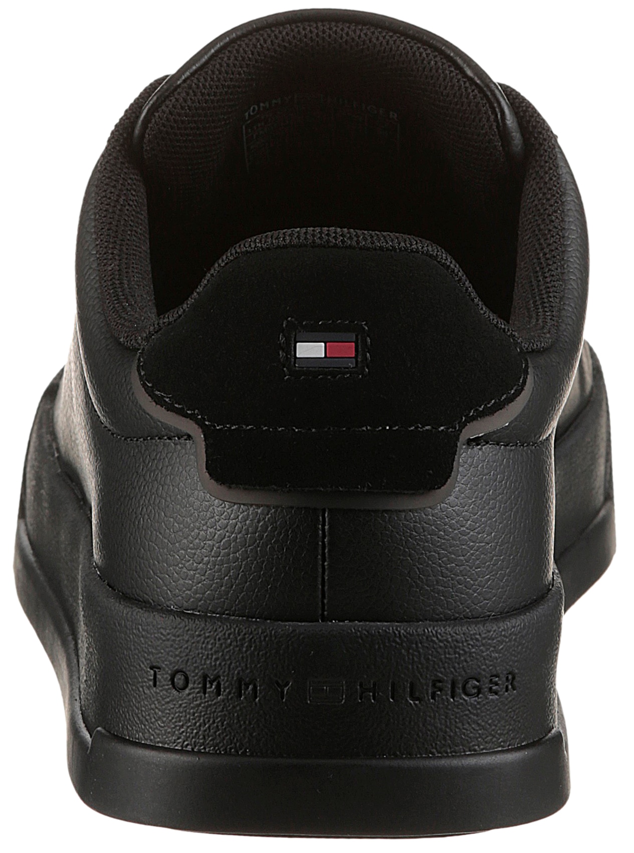 Tommy Hilfiger Sneaker »TH COURT LTH DETAIL ESS«, Freizeitschuh, Halbschuh, Schnürschuh mit seitlichem Logoschriftzug