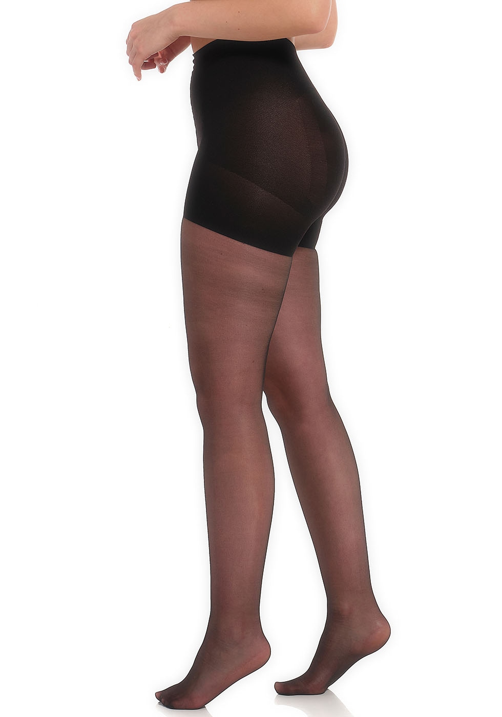 MAGIC Bodyfashion Feinstrumpfhose "SPECTACULAR LEGS", Shapewearstrumpfhose mit formenden Shorts