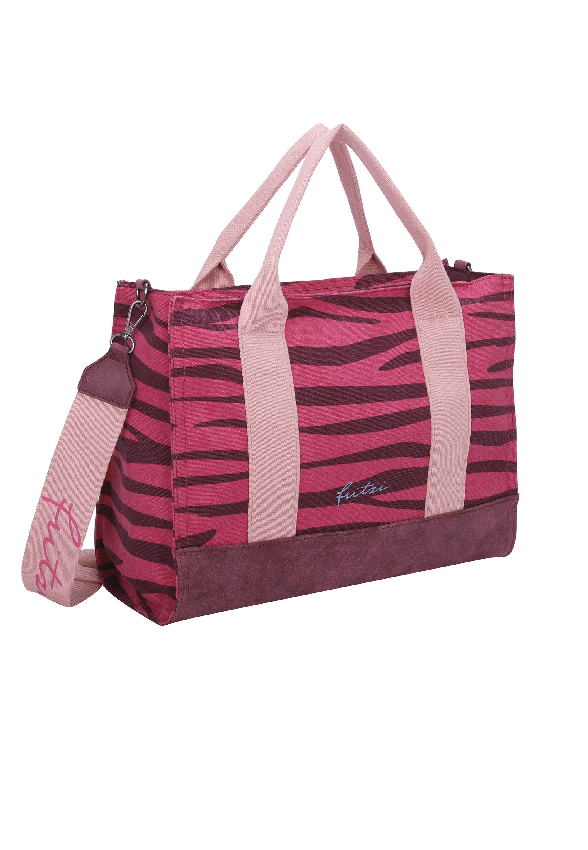 Fritzi aus Preußen Shopper »Canvas Tote Bag« mit Zebra-Muster