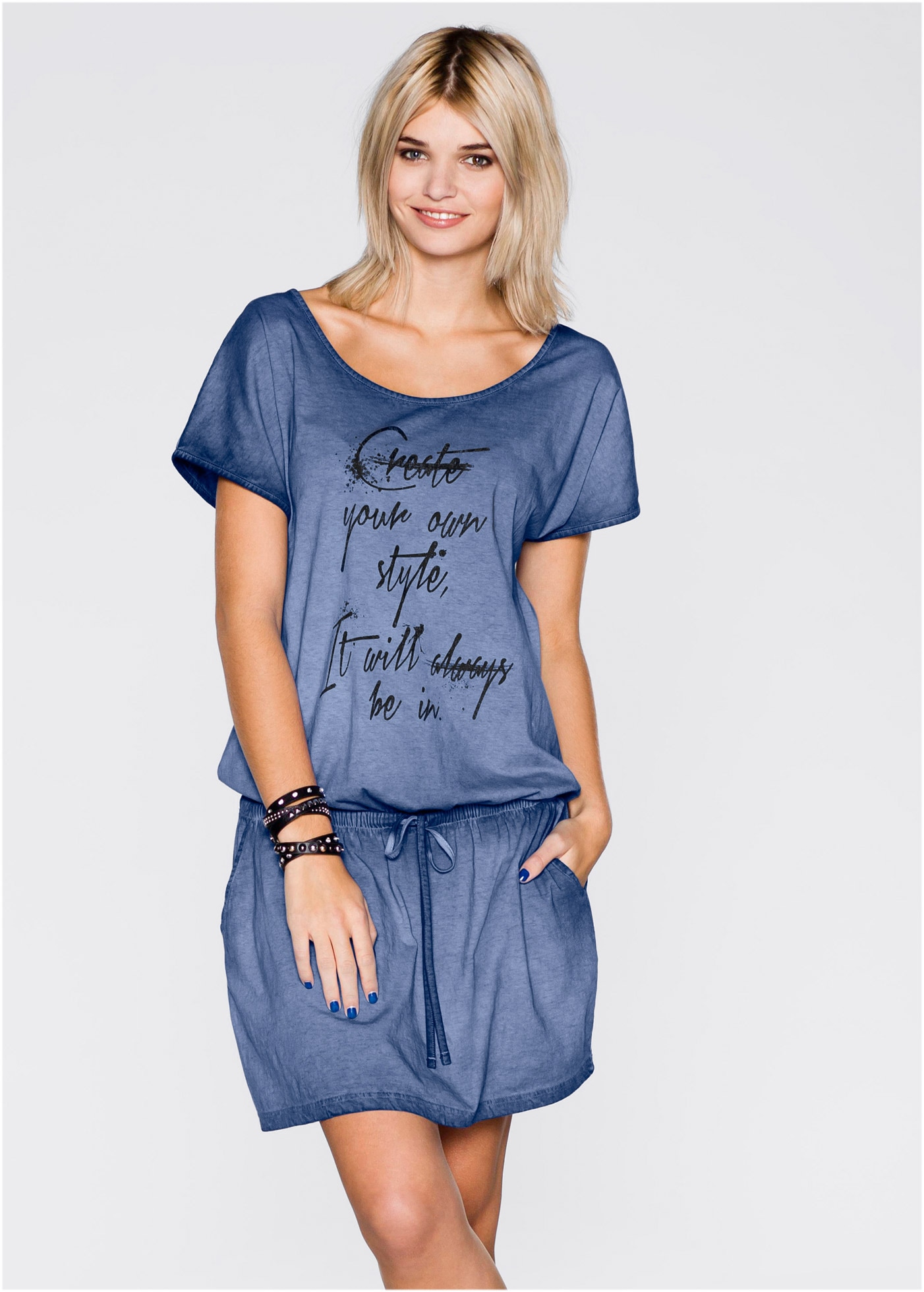 bonprix 1100000002199 für einen trendigen Look, aus Baumwolle, bequeme Passform
