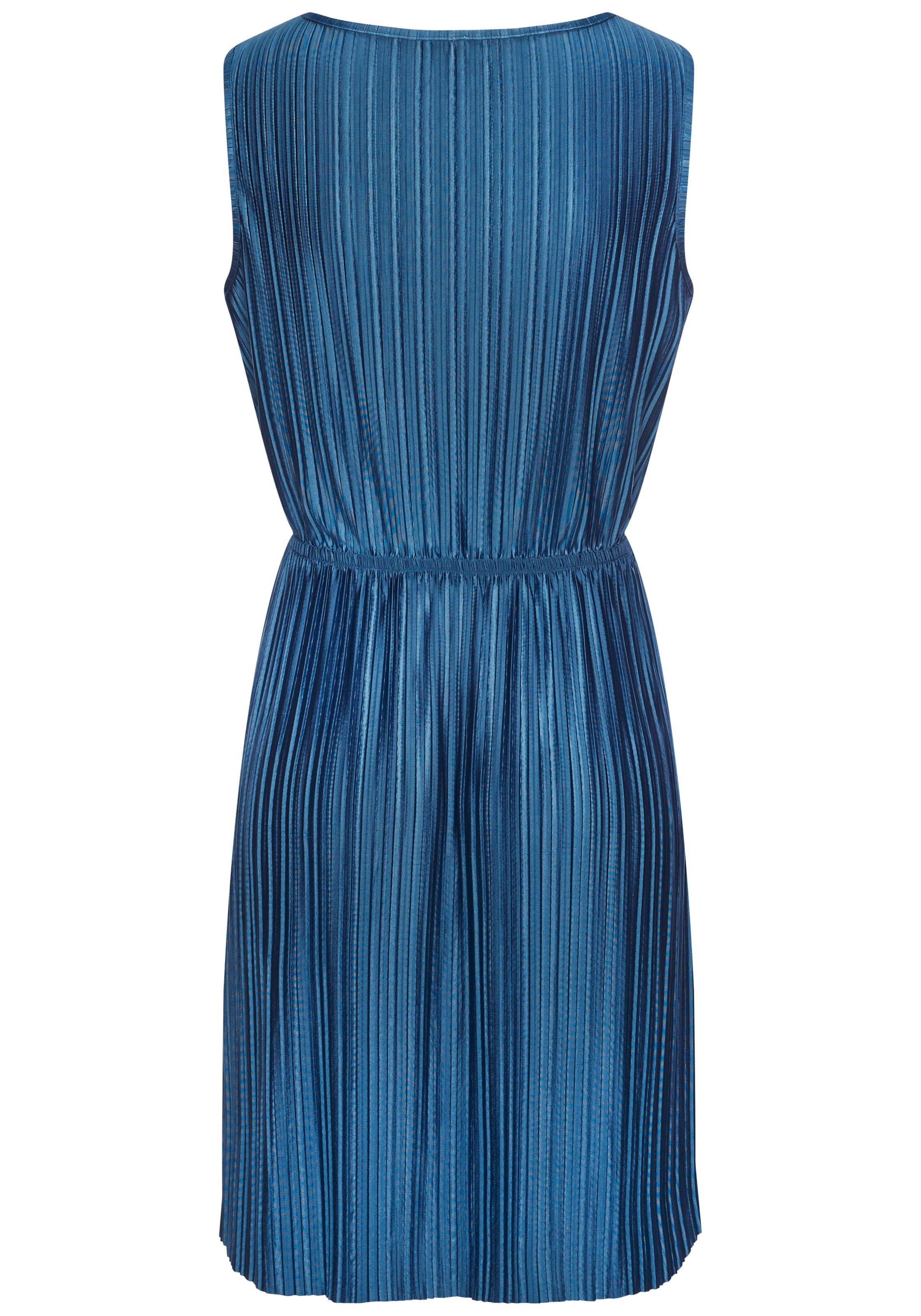 LASCANA Plisseekleid aus schimmernder Ware