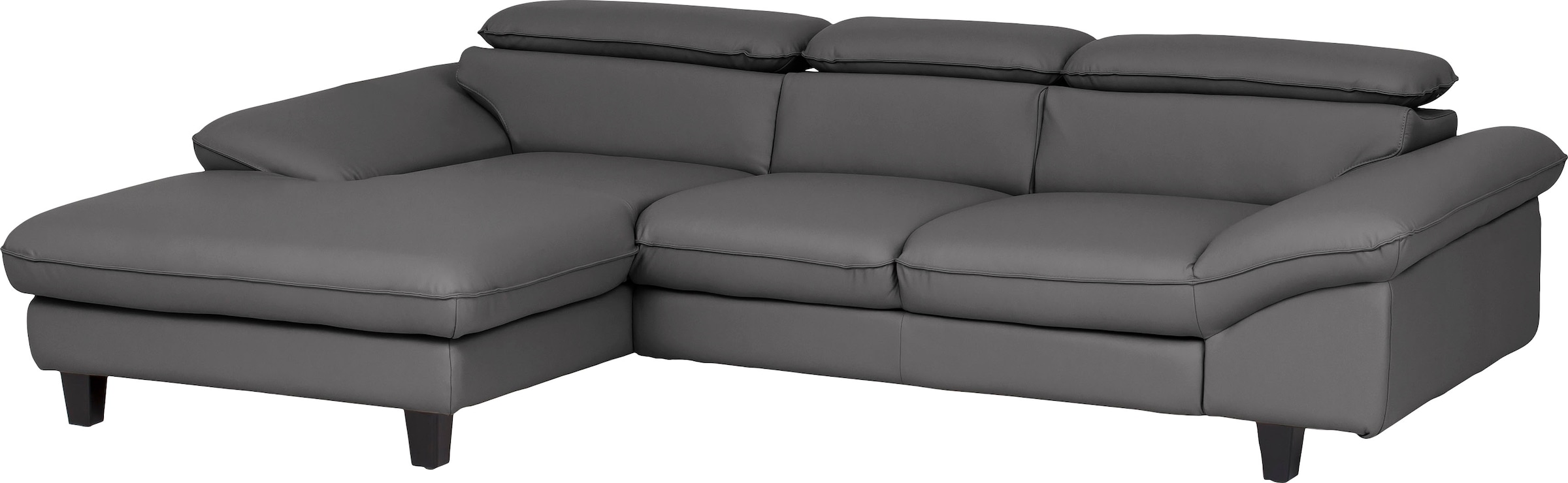 Home affaire Ecksofa »Pilot L-Form«, mit Kopfteilverstellung, wahlweise mit Bettfunktion & Bettkasten