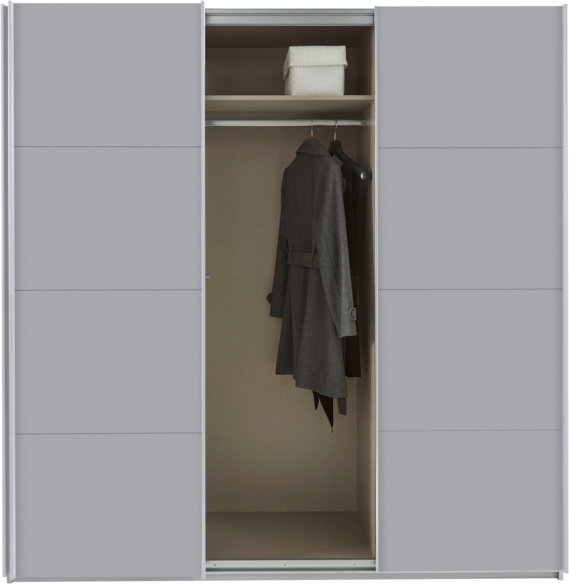 rauch Schwebetürenschrank »Kleiderschrank Schrank Garderobe TOPSELLER OTELI inkl. Inneneinteilung«, (Breiten 203/271/315/360 cm Höhen 210/229 cm), mit 3 Innenschubladen sowie zusätzlichen Einlegeböden MADE IN GERMANY