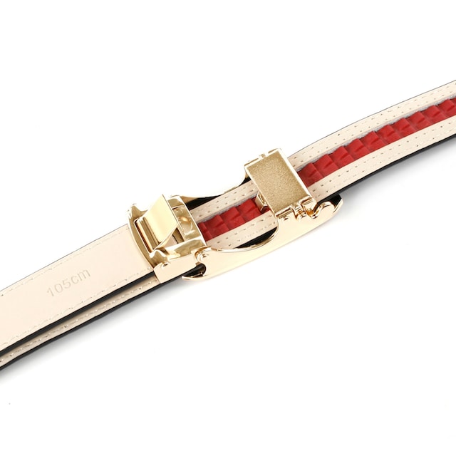 Anthoni Crown Ledergürtel, Stilvoller Gürtel in rosa mit silberfarbener  Schließe bestellen | BAUR