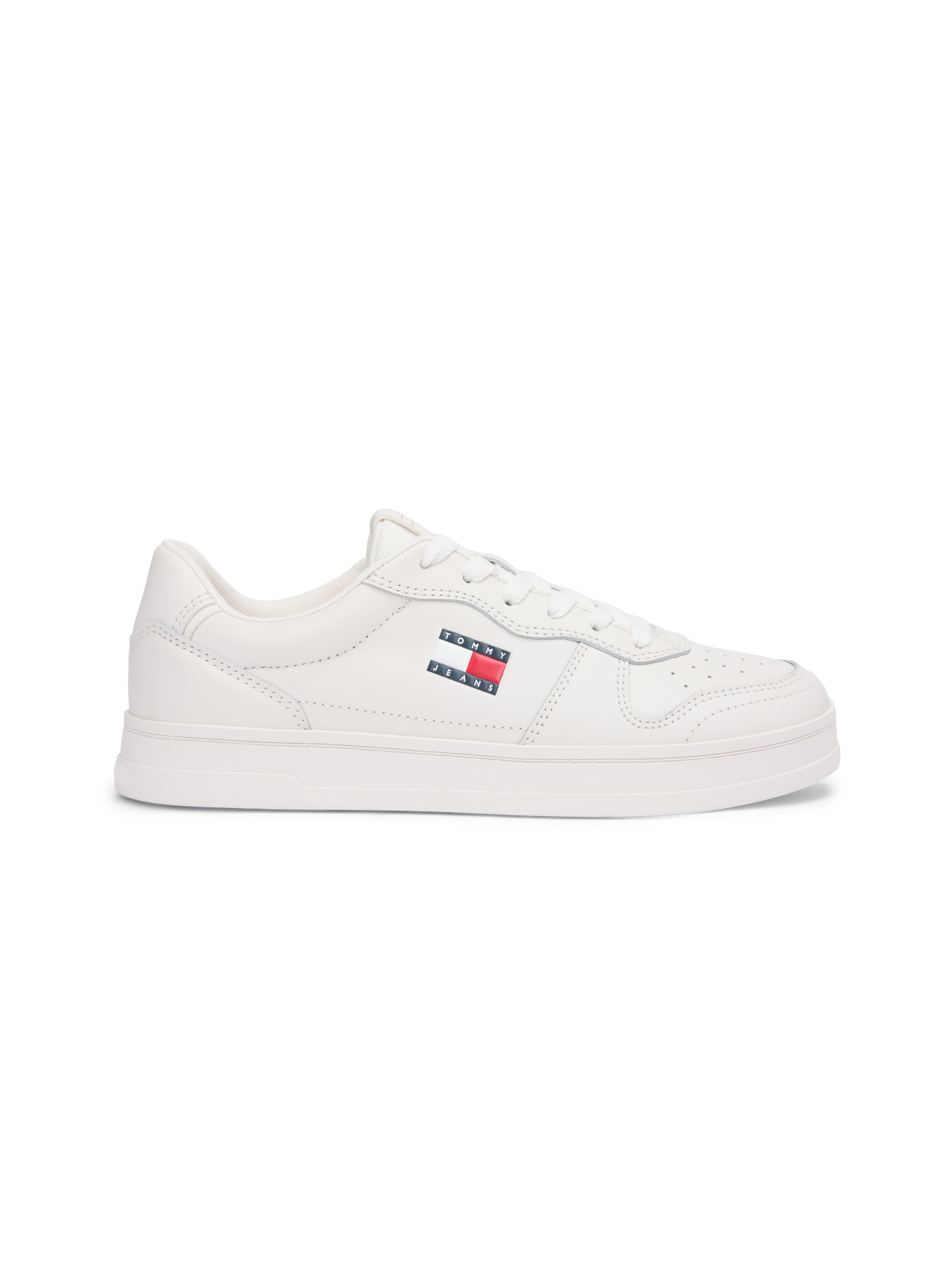 Tommy Jeans Plateausneaker »THE GREENWICH«  , Schnürschuh, Halbschuh, Freizeitschuh mit Ziernähten