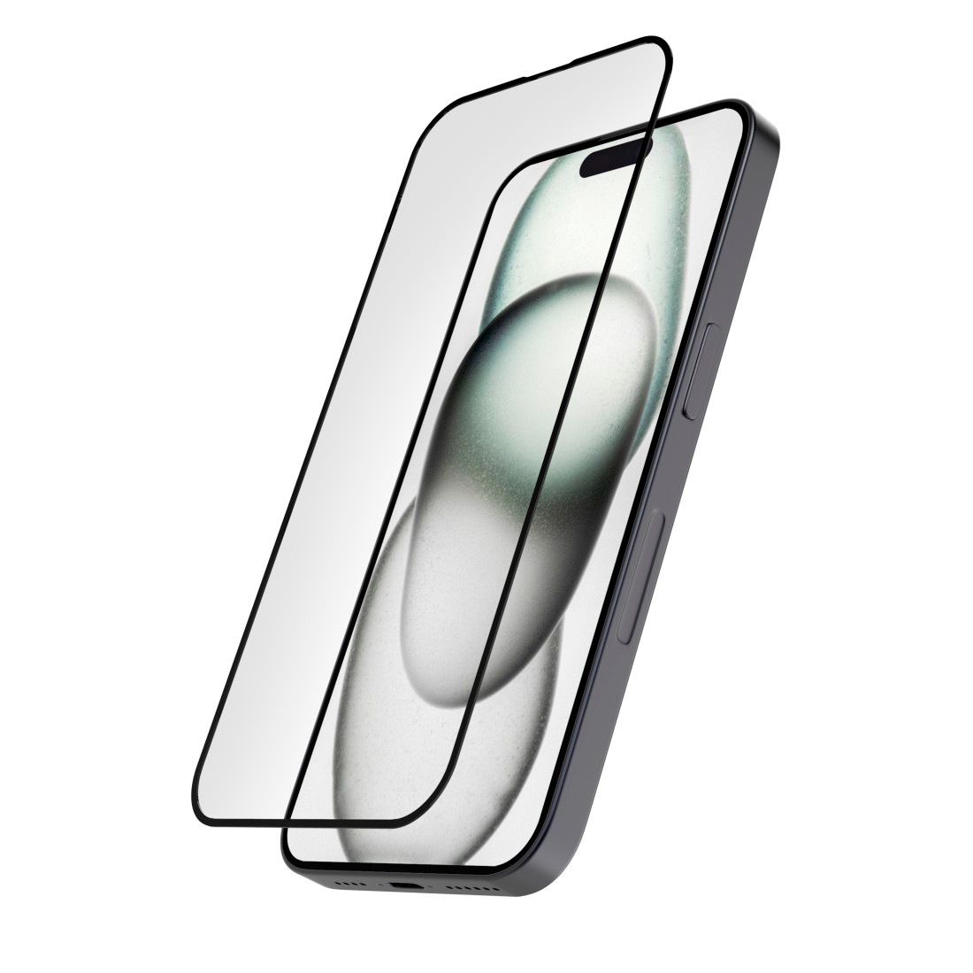 Hama Displayschutzglas »Displayschutzglas für iPhone 15 (Panzerglas, D3O, Montagehilfe)«, für iPhone 15