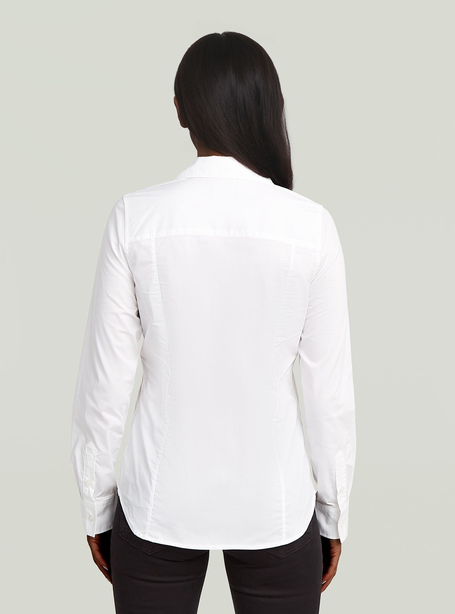 G-STAR Langarmshirt "Slim Poplin Long Sleeve Shirt" günstig online kaufen