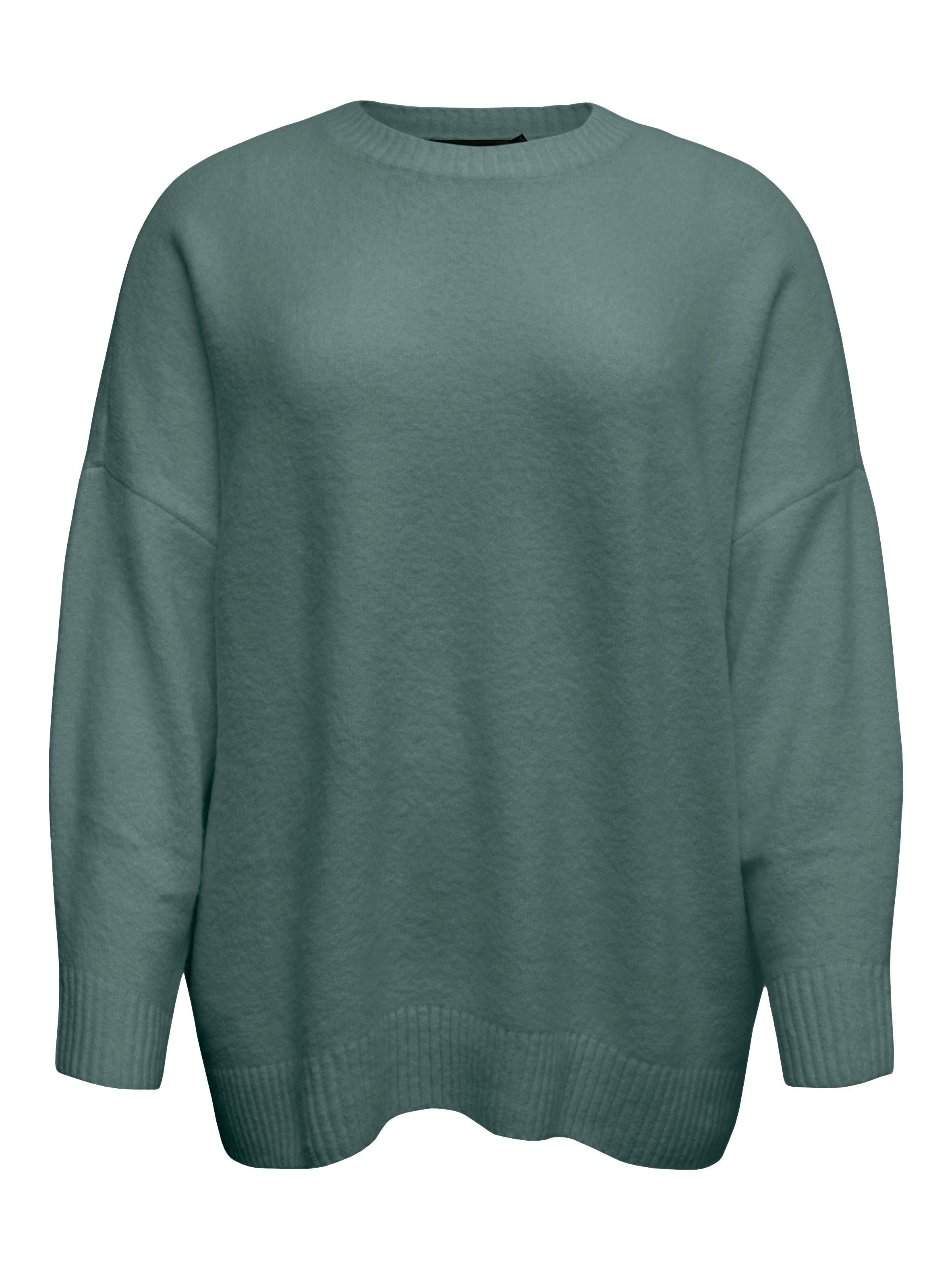 Vero Moda Curve Strickpullover "VMCBOOM LS O-NECK PULLOVER GA NOOS CUR" günstig online kaufen