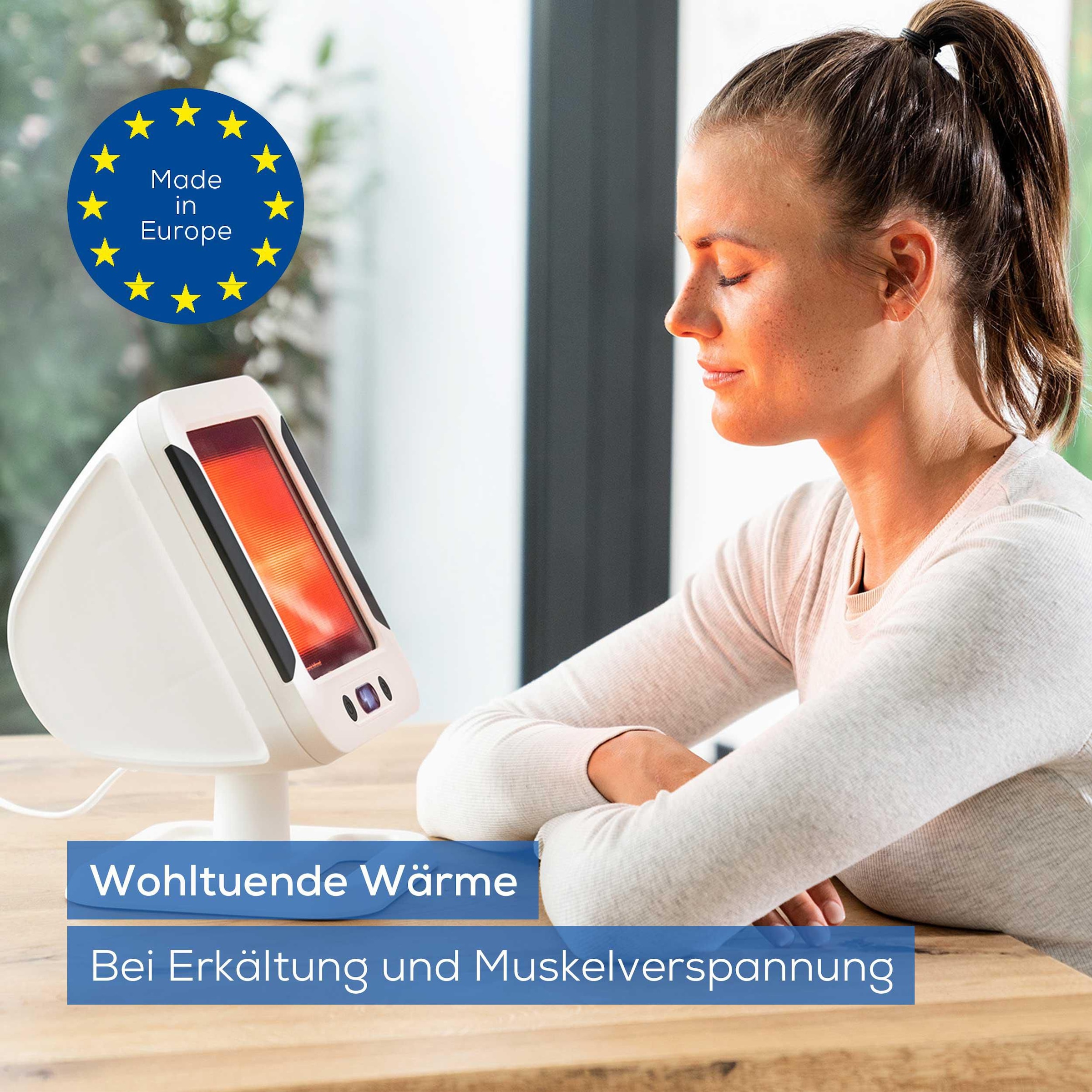 BEURER Infrarot-Wärmestrahler »IL 60 zur Anwendung bei Erkältungen und Muskelverspannungen«, Leistungsstark mit 300 Watt, UV-Blocker, Überhitzungsschutz
