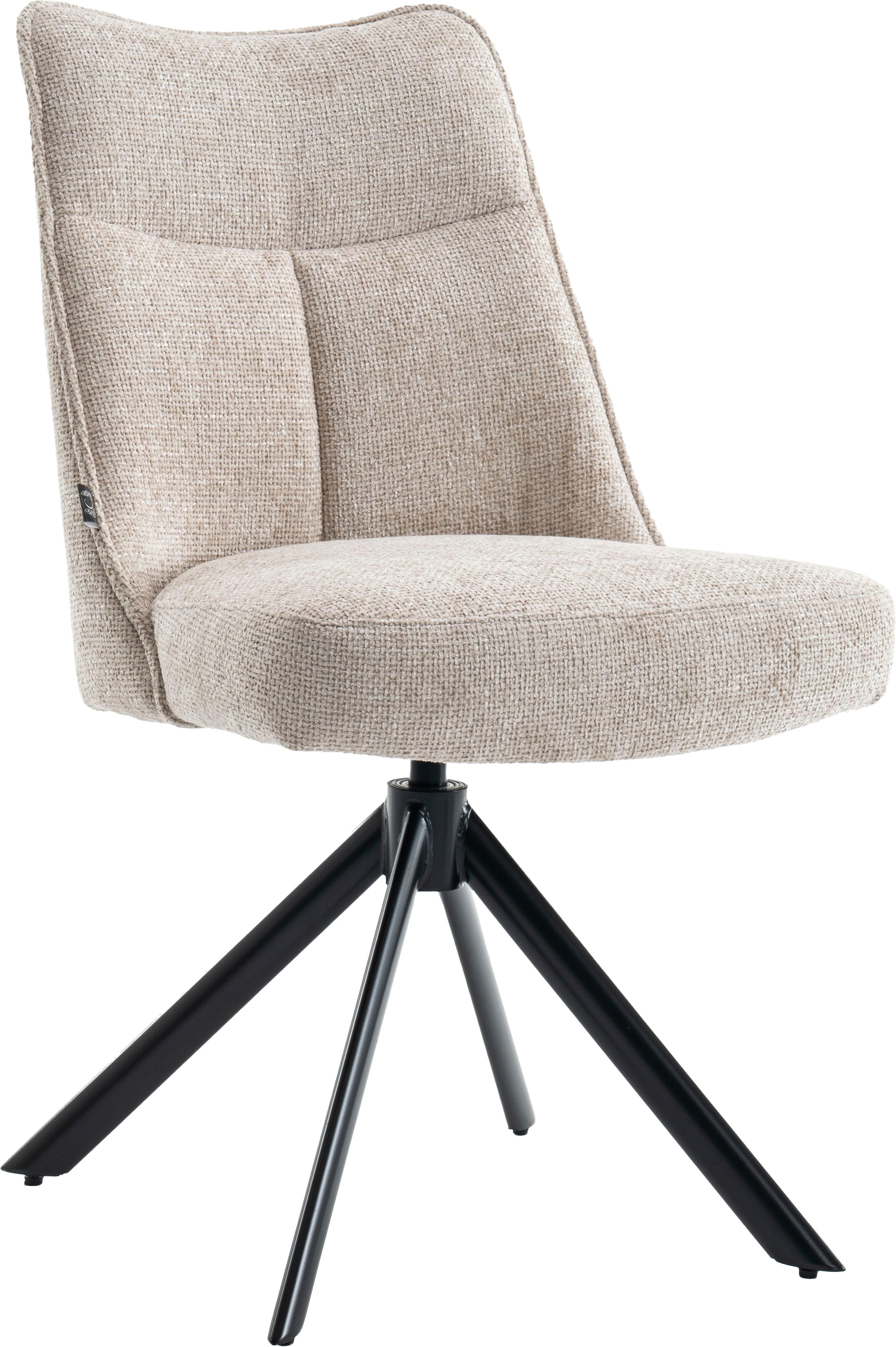 Home affaire Drehstuhl "Corda", (Set), 2 St., Boucle, tolle Optik günstig online kaufen