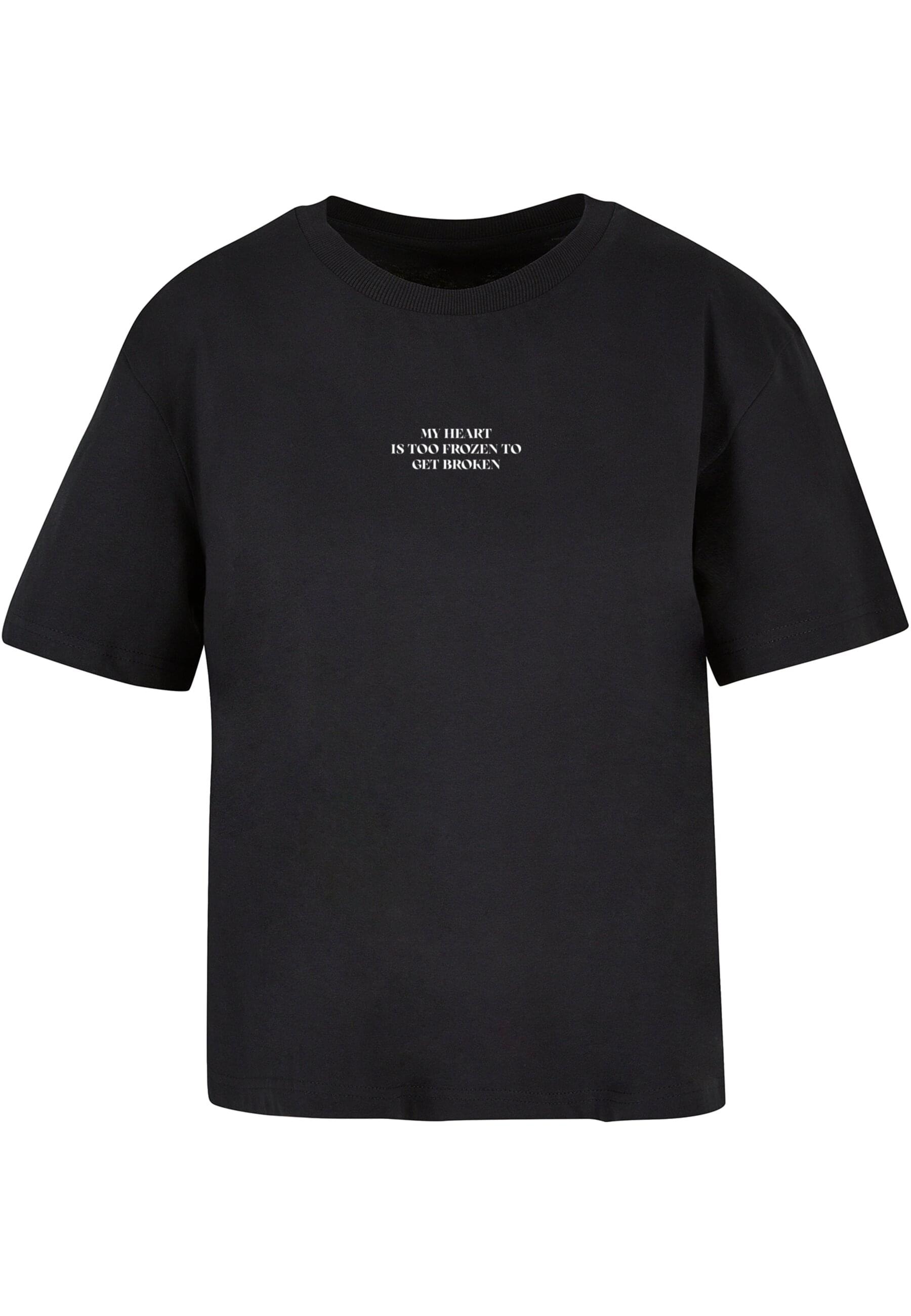Miss Tee T-Shirt »Miss Tee Damen Too Frozen Tee«, (1 tlg.)