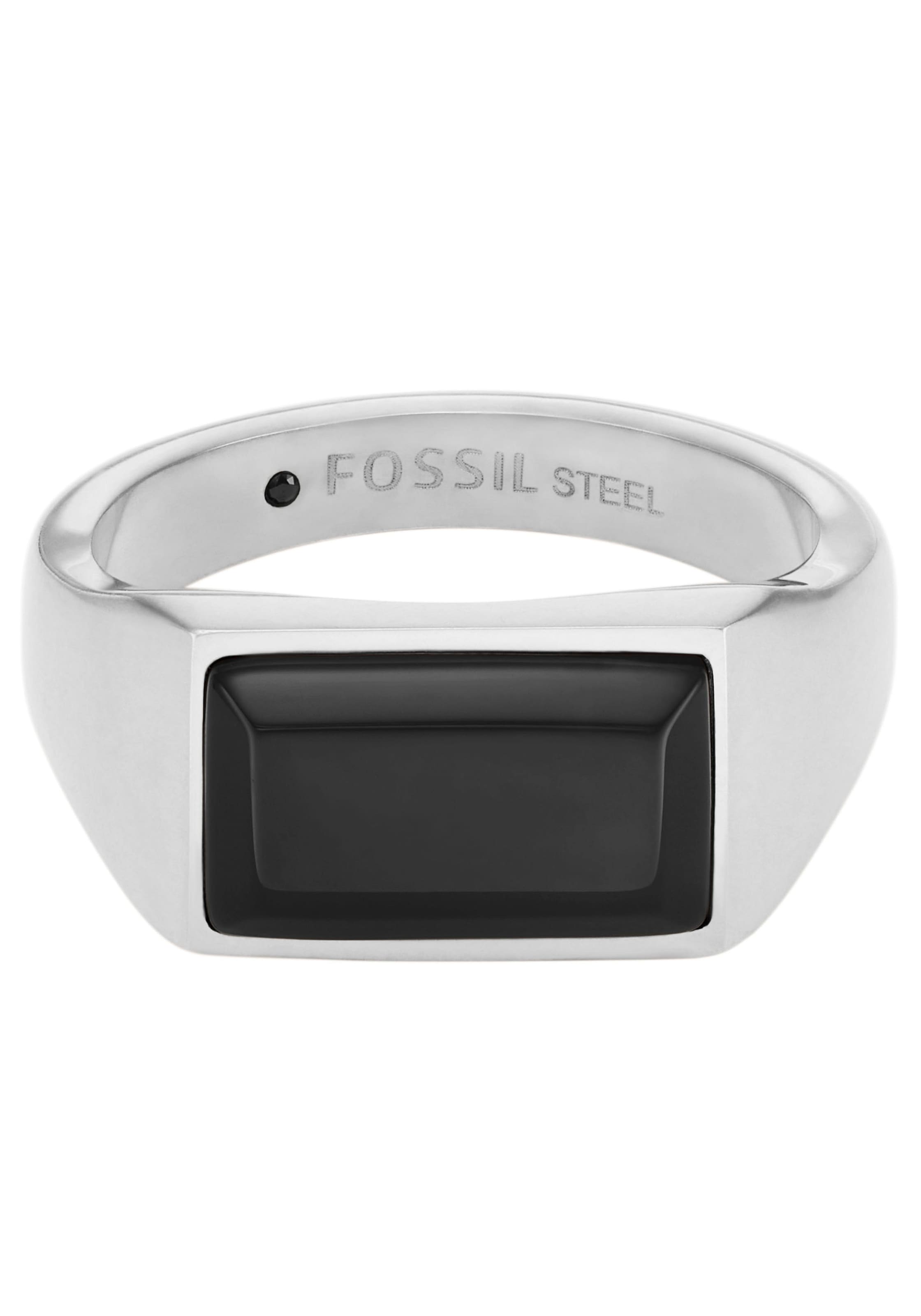 JF04603040, Fossil für STACKED JF04605710«, UP, kaufen Fingerring ALL »JEWELRY mit | Agat BAUR