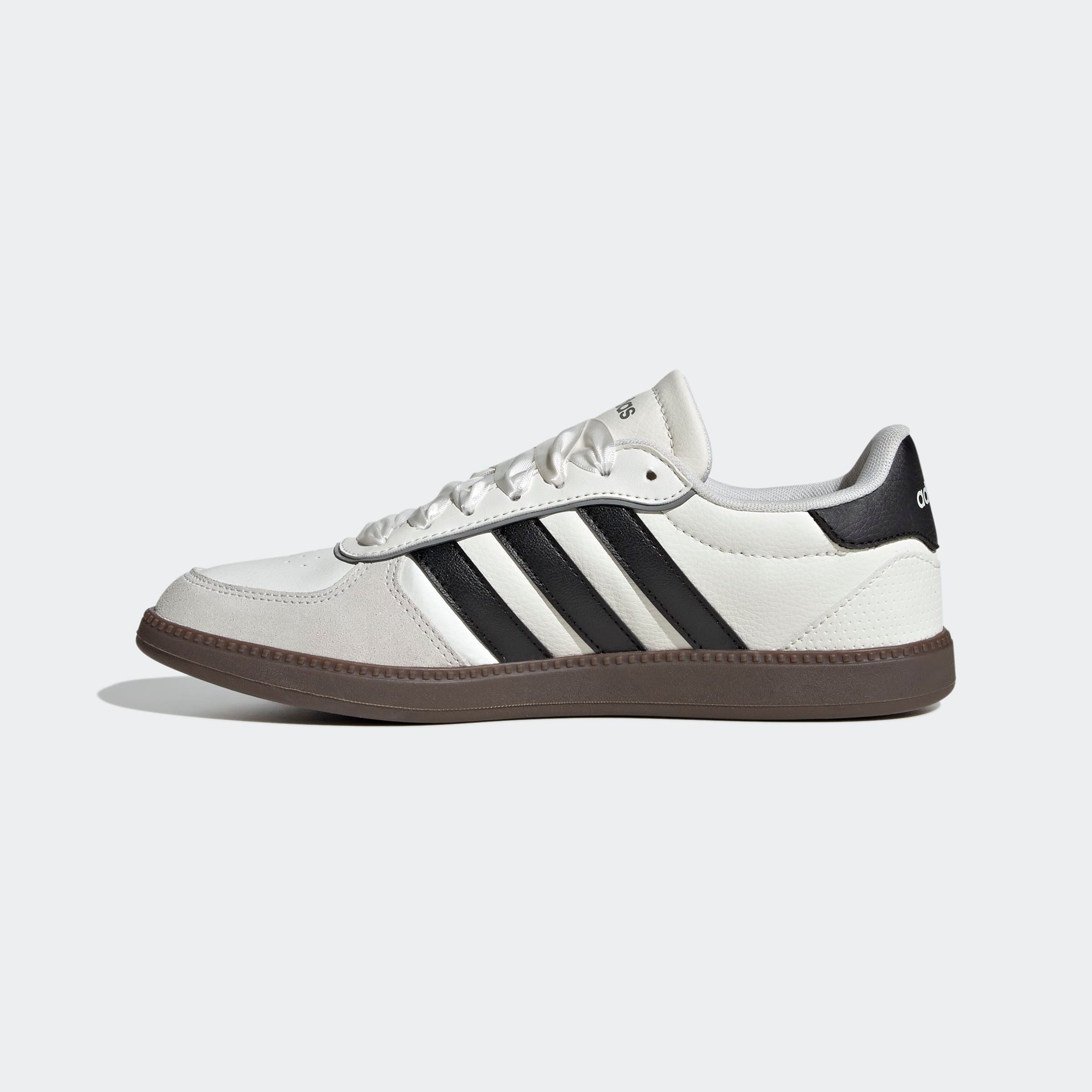 Sneaker ADIDAS SPORTSWEAR "BREAKNET SLEEK", Damen, Gr. 39, core weiß, core schwarz, grau three, Synthetik, Schuhe Sneaker 2