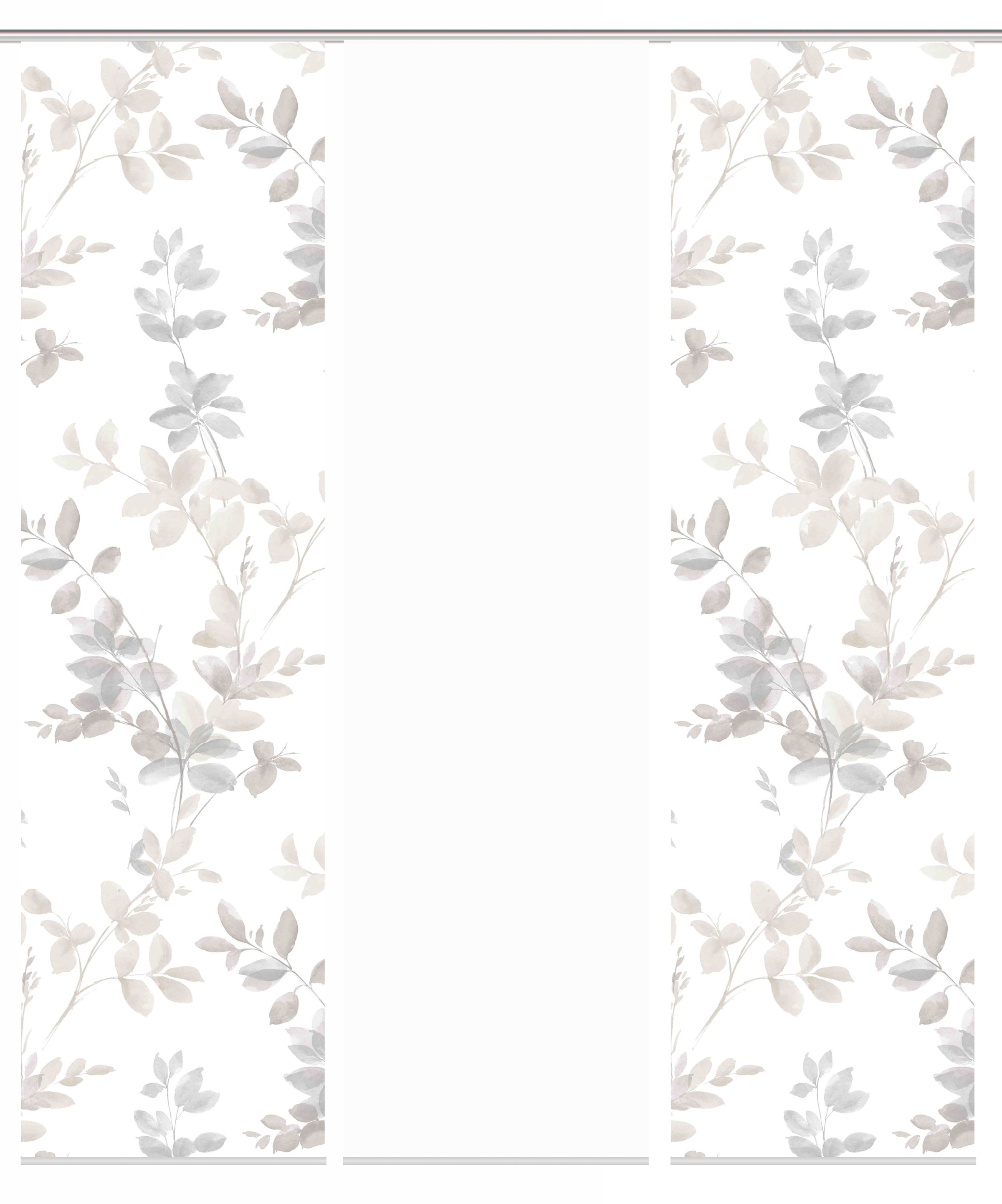 Thumbnail - HOME WOHNIDEEN Schiebegardine "3er SET" Paneelwagen 3 Stk. tlg. Schiebevorhang Digidruck 3er Set AYLA