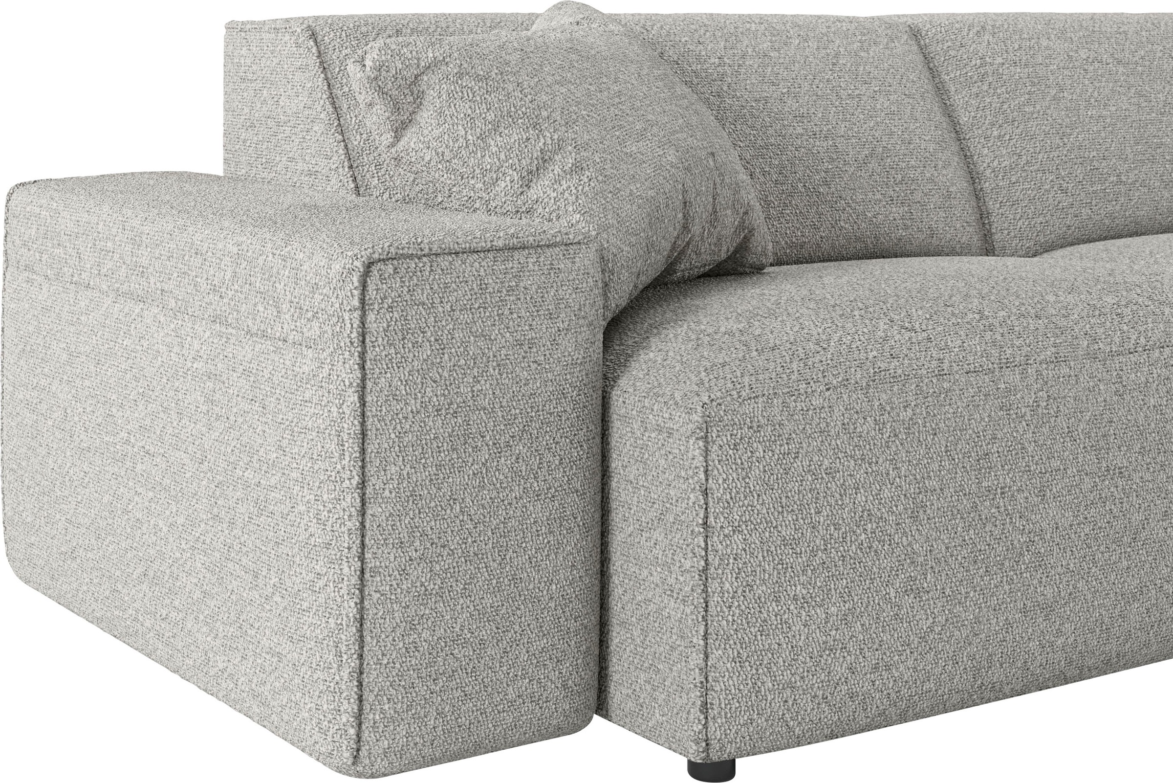andas Ecksofa »Glimminge L-Form auch in Breitcord, Feincord + Easy care-Bezug,«, Breite 234, Zierkissen