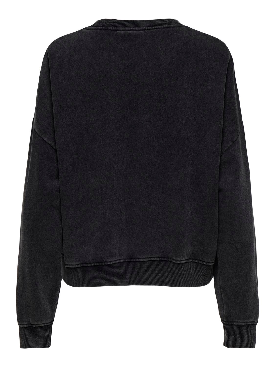 ONLY Sweatshirt »ONLSWEAT L/S CREW OVERSIZE SWT«, Baumwollmischung, loose fit, Rundhals
