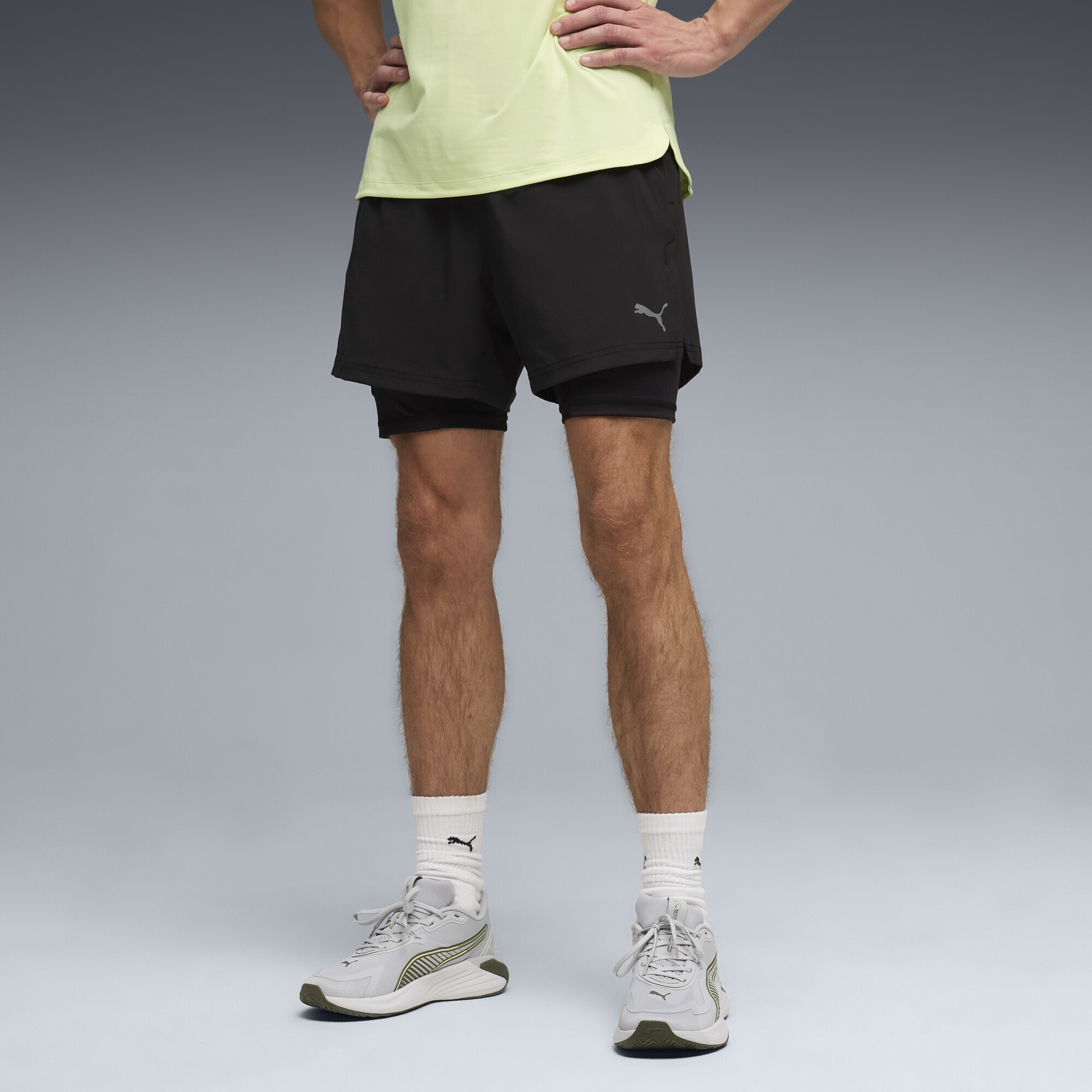 PUMA Trainingsshorts »PWRMODE 2-in-1 Stretch Gewebte Shorts Herren«