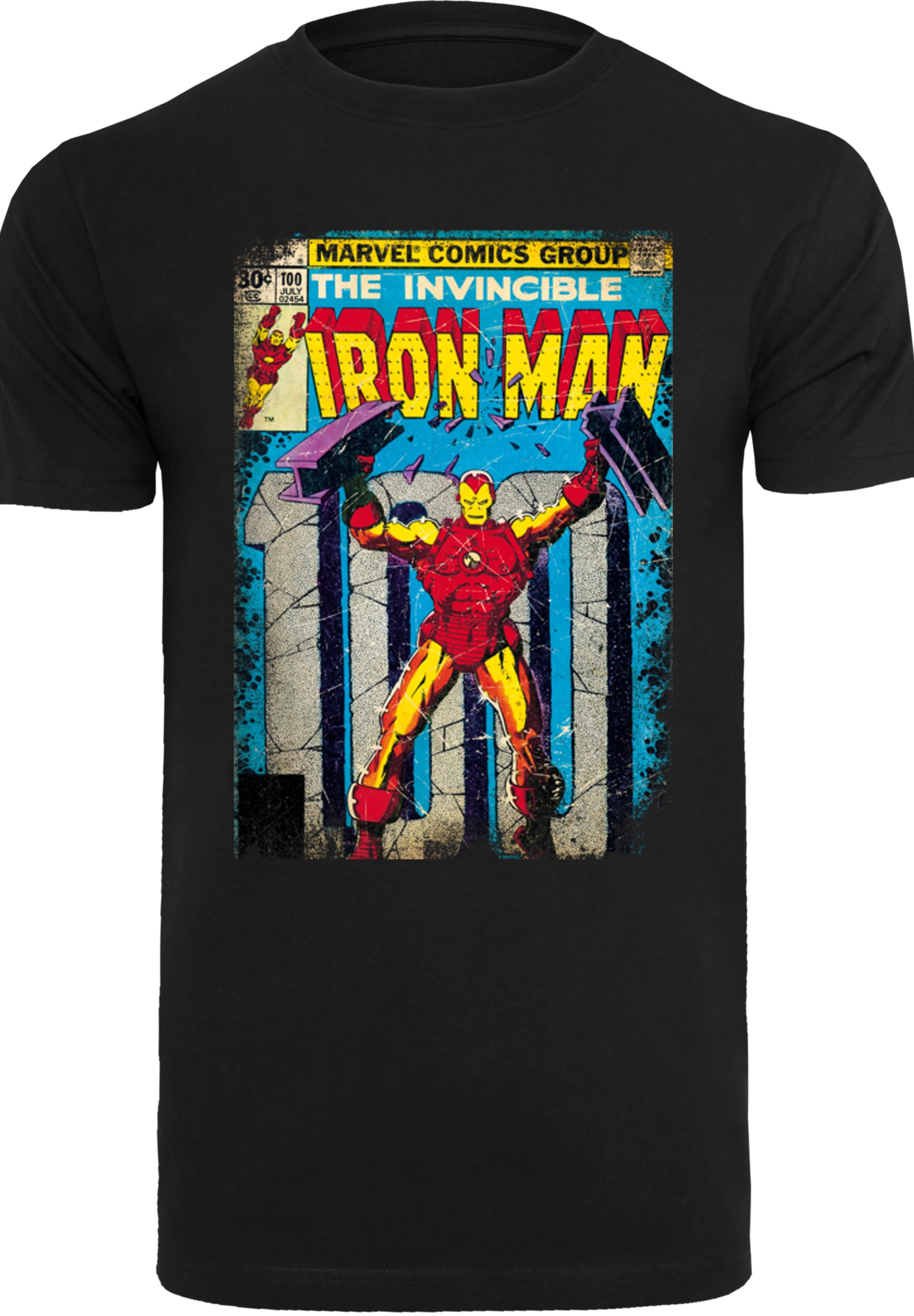 F4NT4STIC T-Shirt »Marvel Iron Man Cover«, Herren,Premium Merch,Regular-Fit,Basic,Logo Print