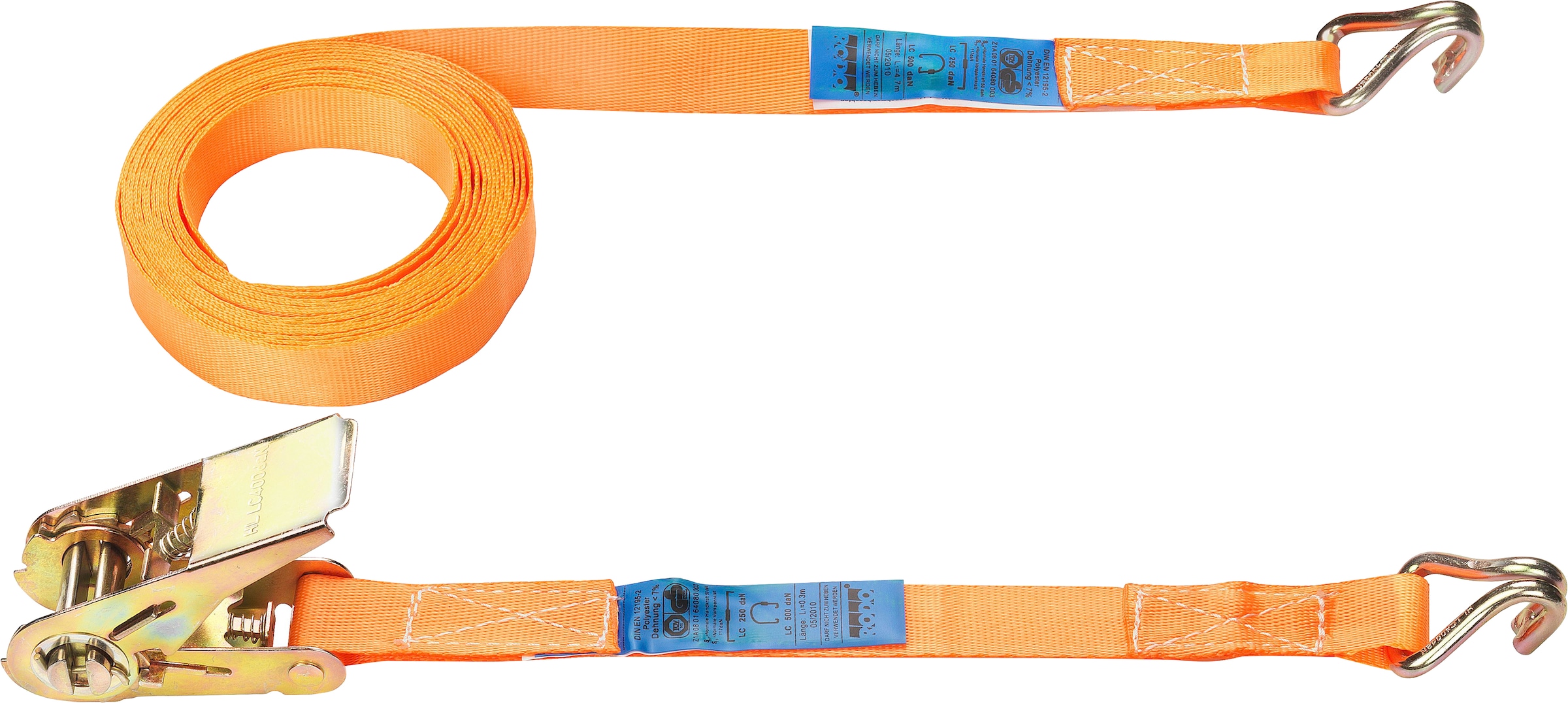 Connex Zurrgurt, zweiteilig, mit Spannratsche und Spitzhaken, 500 cm  bestellen | BAUR | Spanngurte